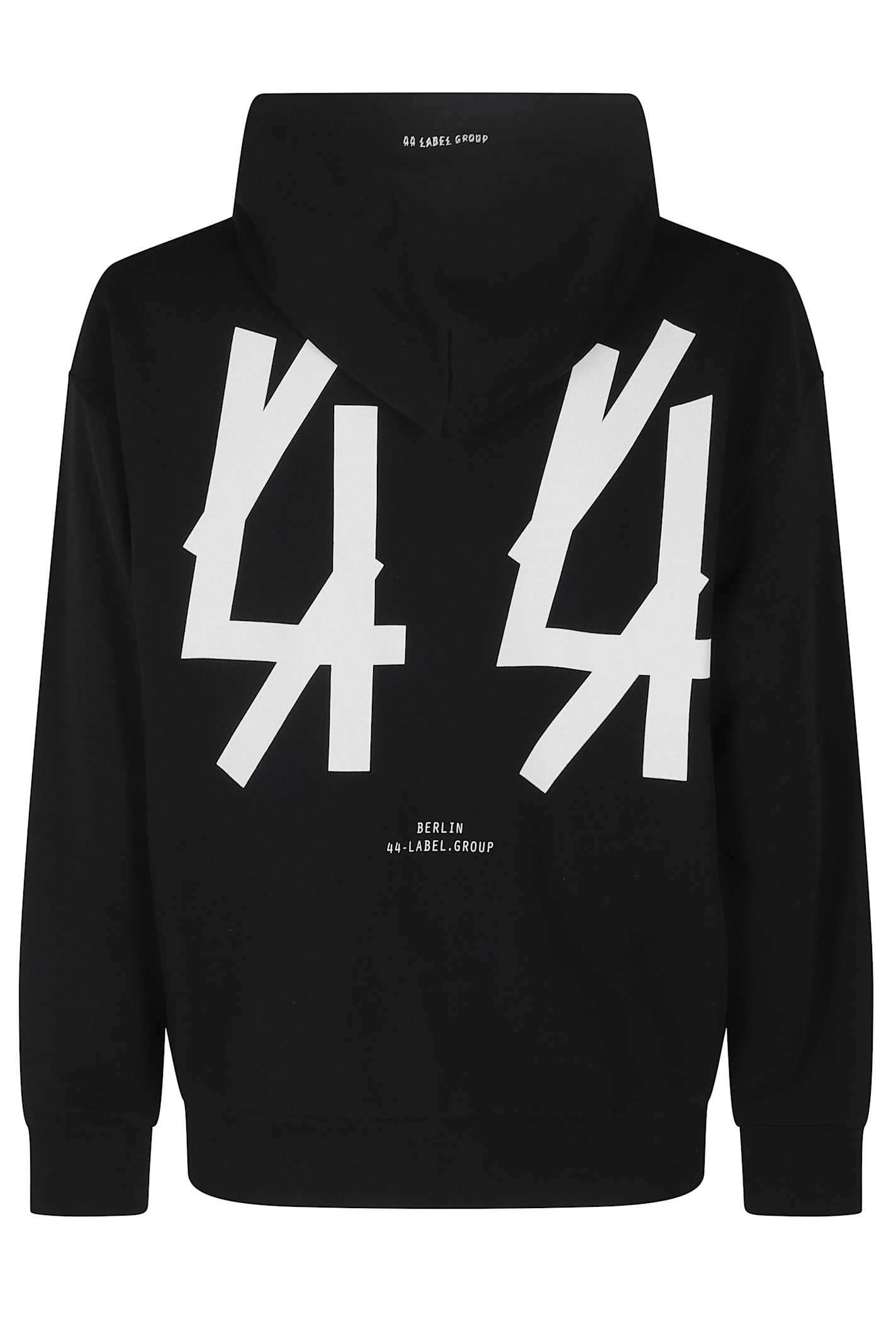 44 Label Group Classic Zip Hoodie In Black