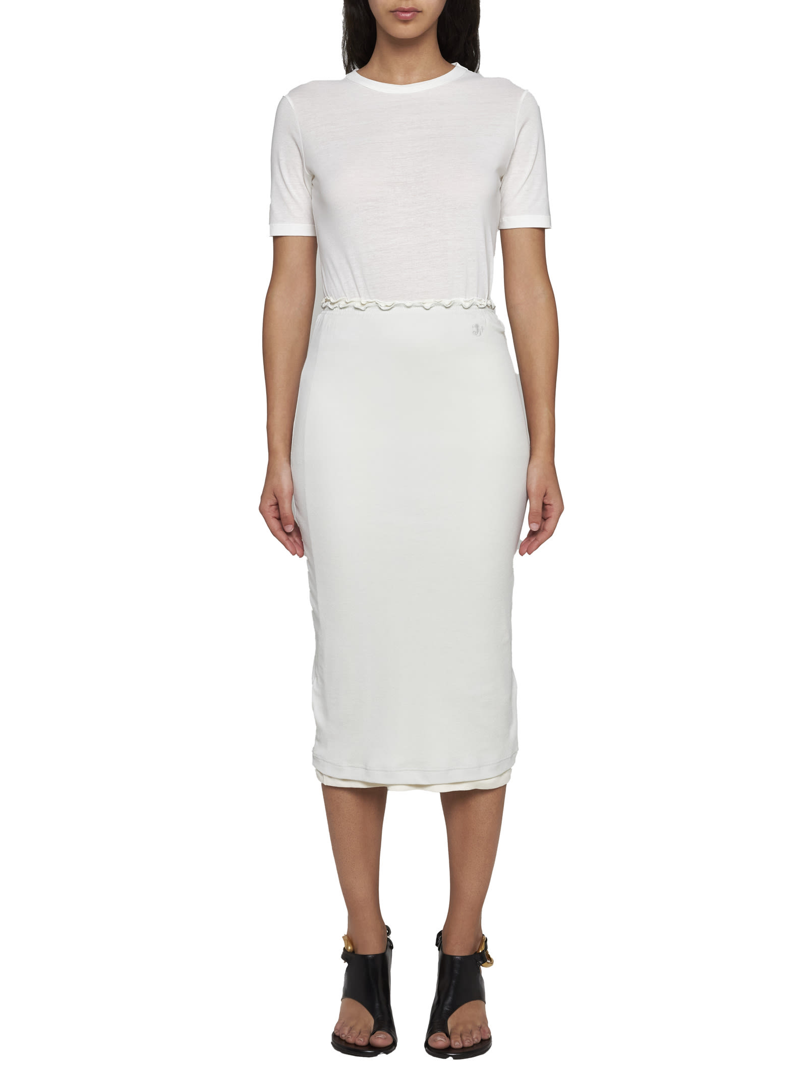 Shop Jil Sander Skirt In Polar