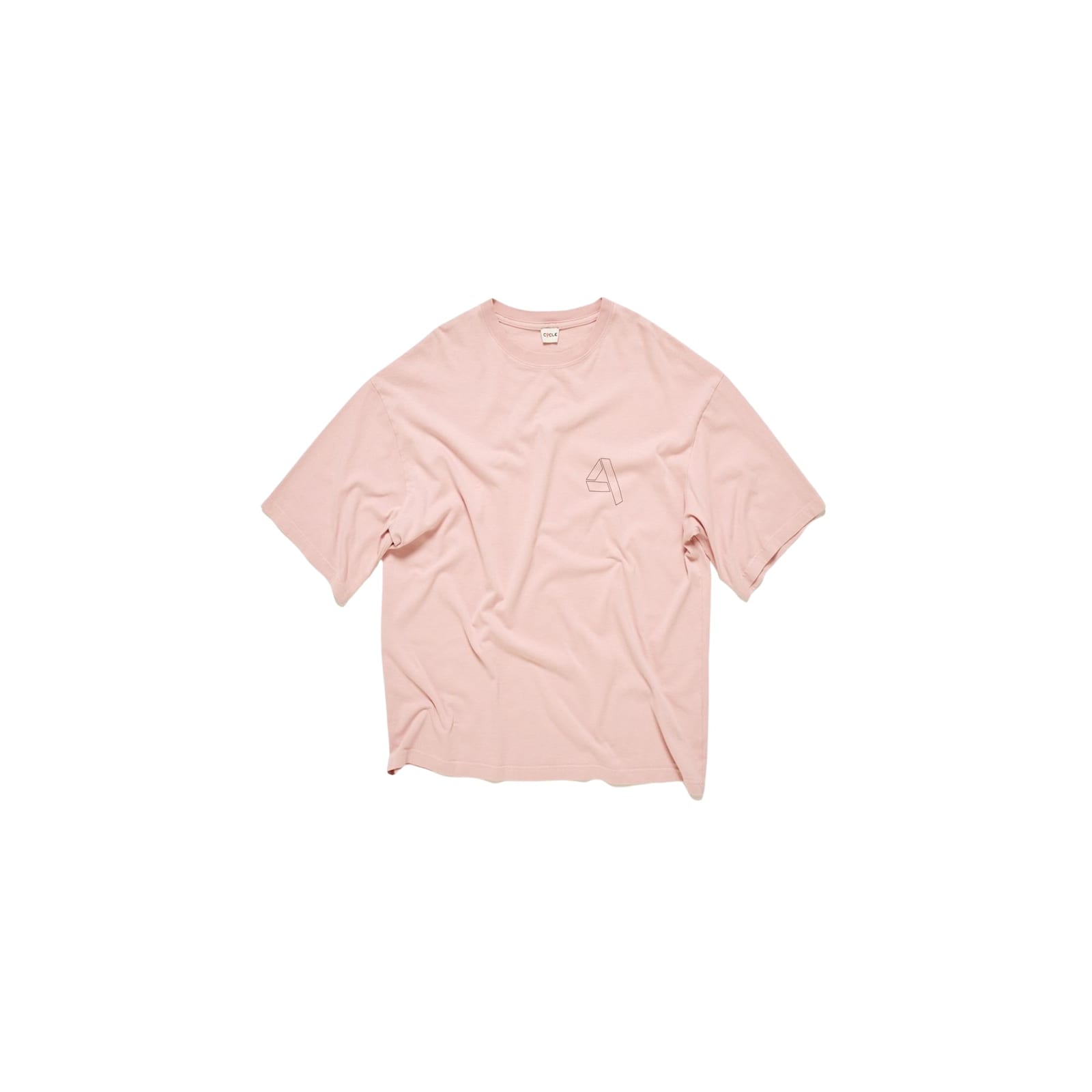 Shop Cycle Over Printed T-shirt Rinse Wash In Rosa