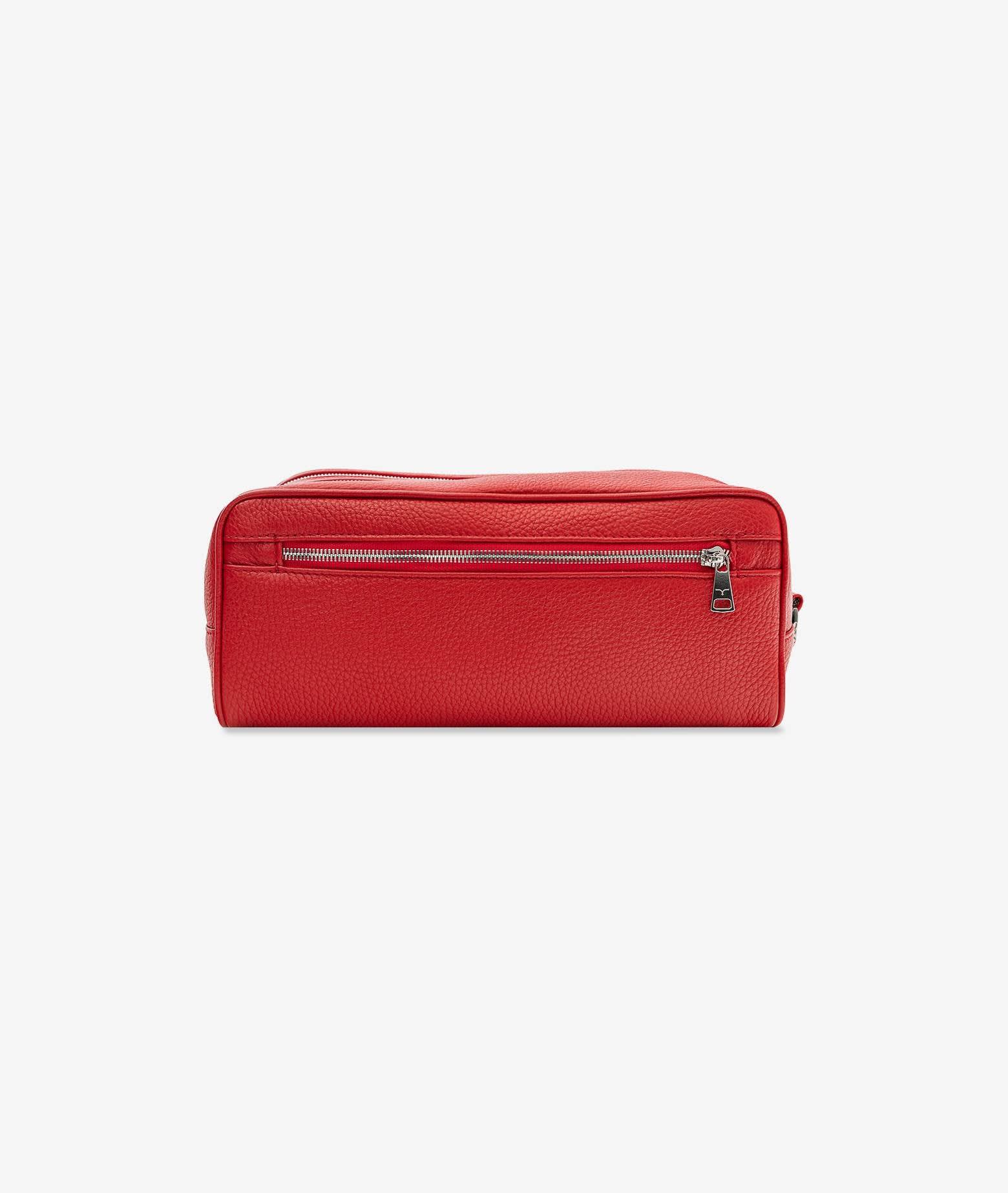 Shop Larusmiani Wash Bag Tzar Luggage In Red