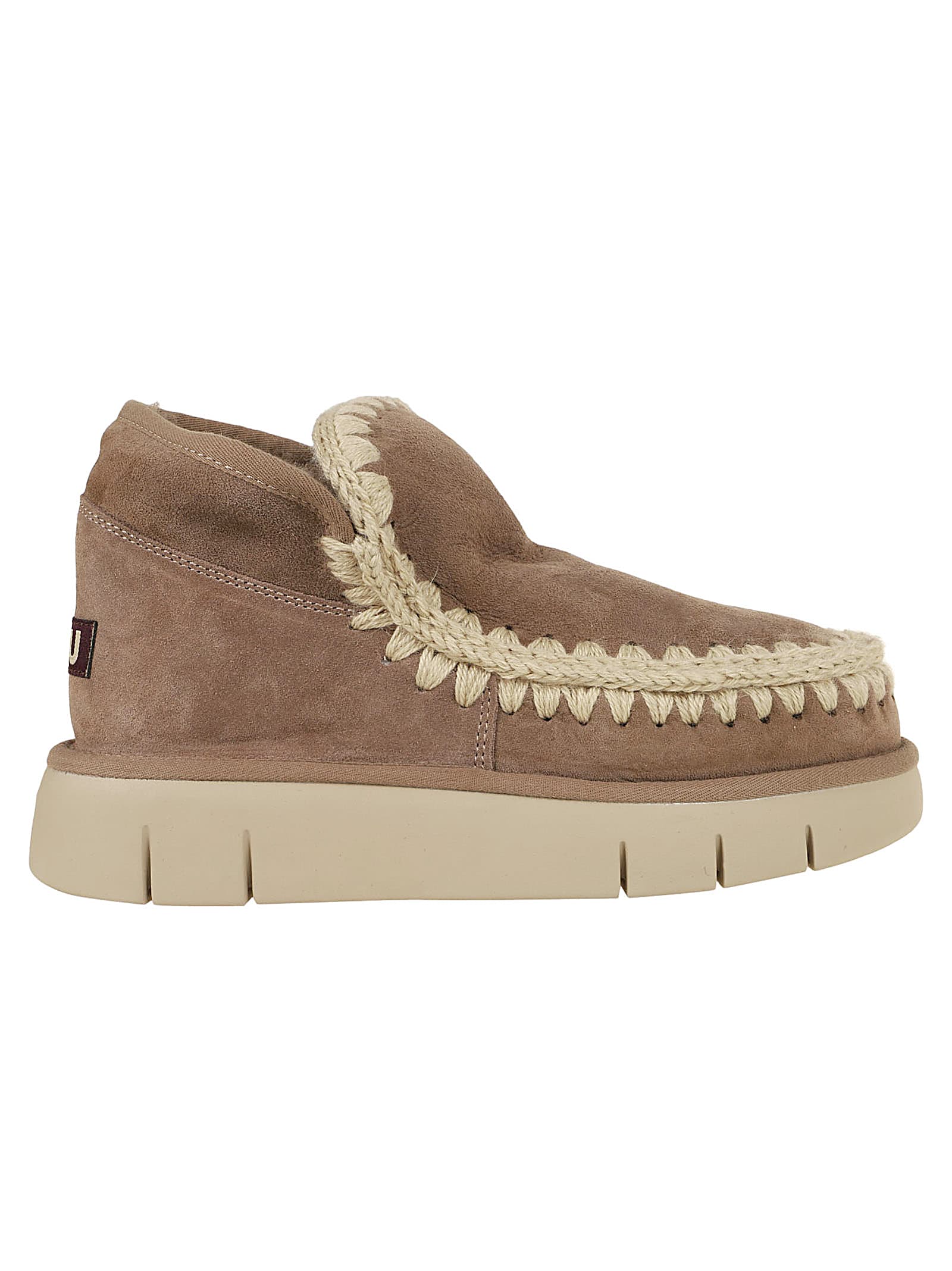 Shop Mou Eskimo Bounce Sneaker In Elgry Elephant Grey