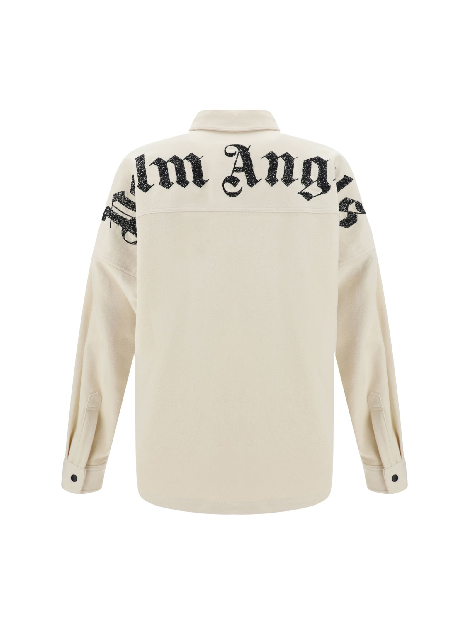 Shop Palm Angels Shirt In Off White