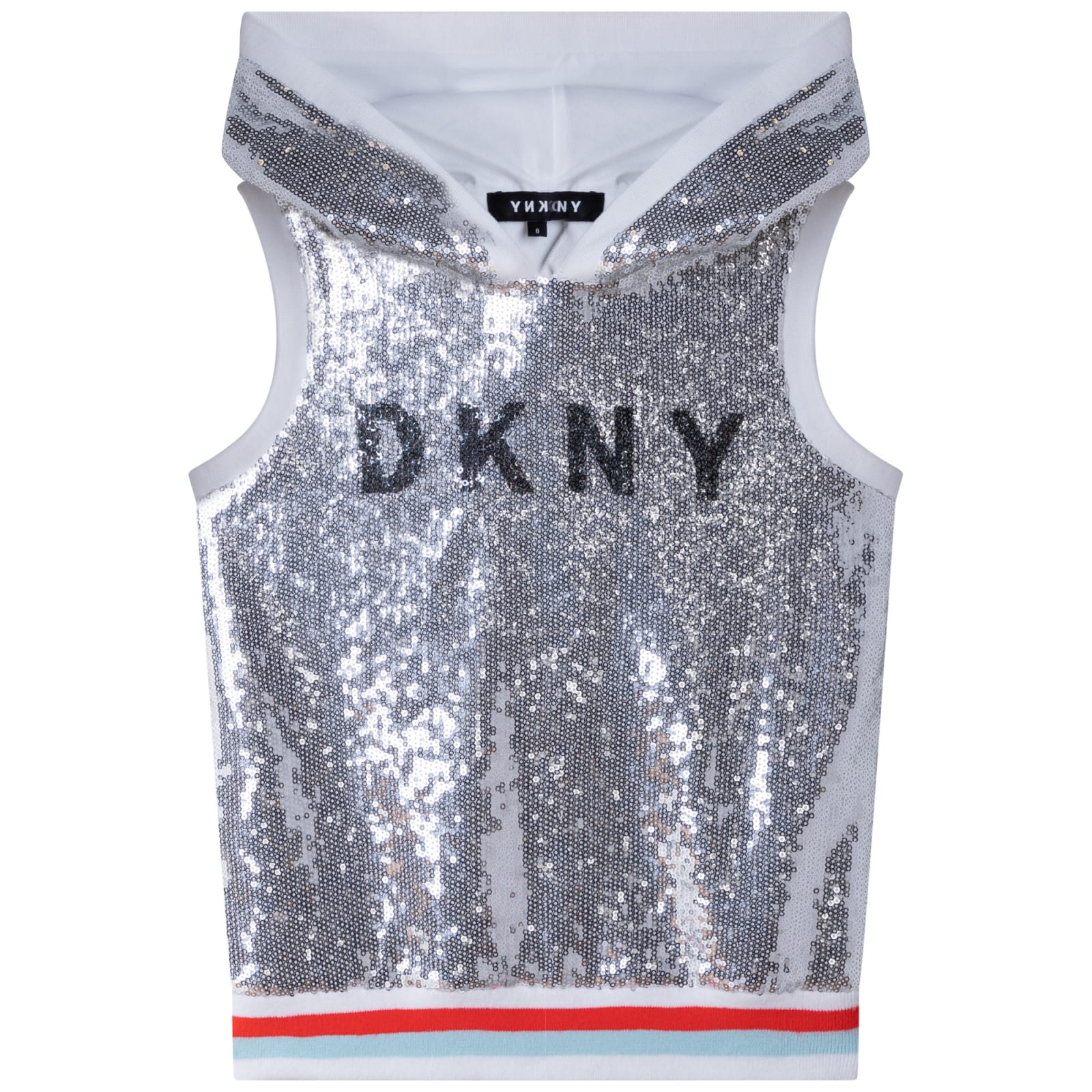 DKNY Sleeveless Sweatshirt With Sequins