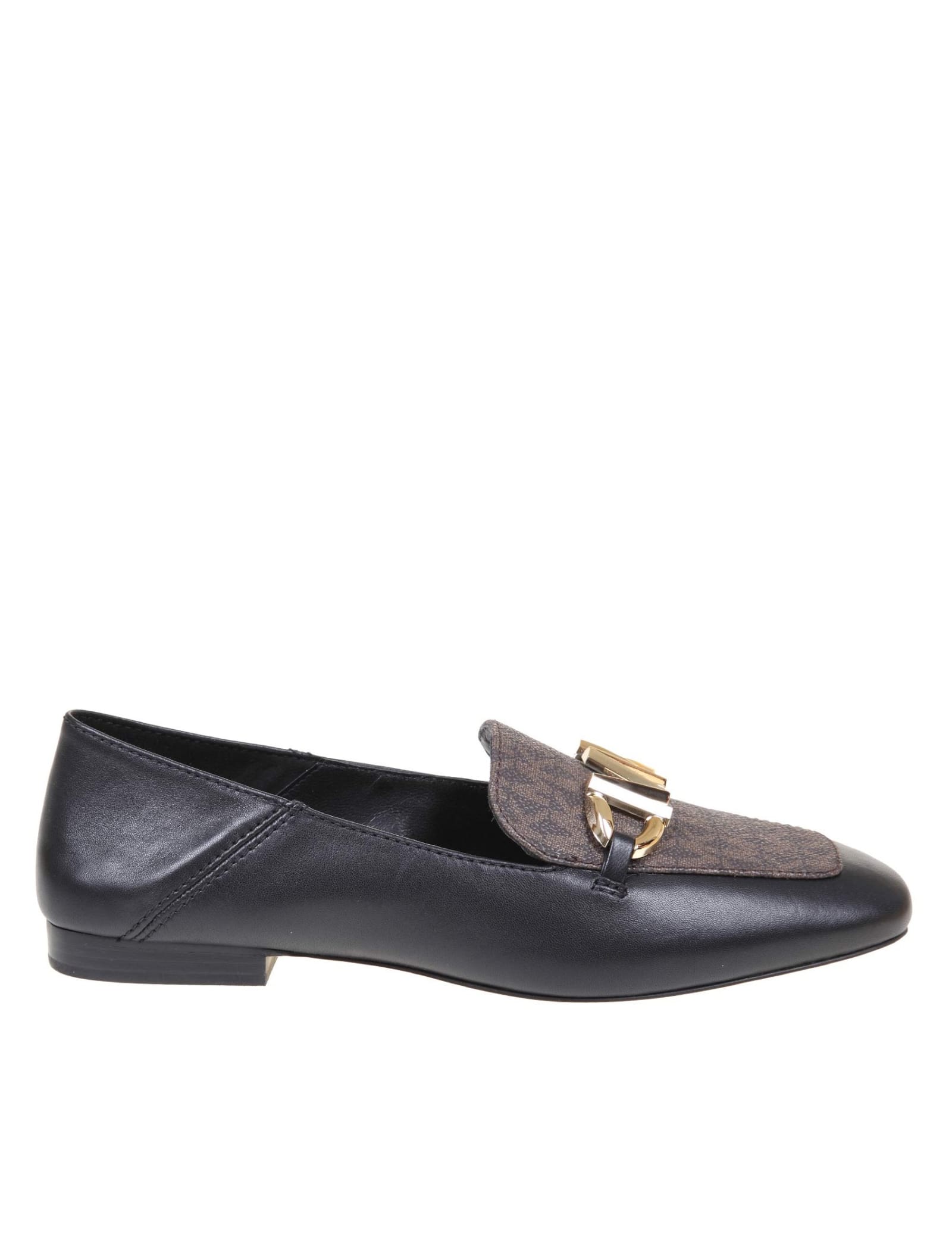 Michael Kors Izzy Loafer In Black Leather
