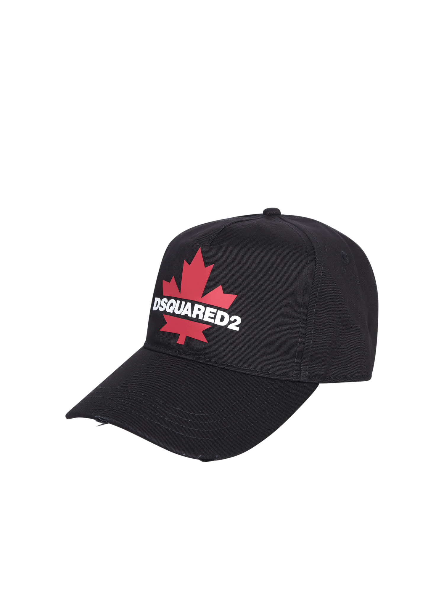 Shop Dsquared2 Canadian Leaf Black Baseball Cap