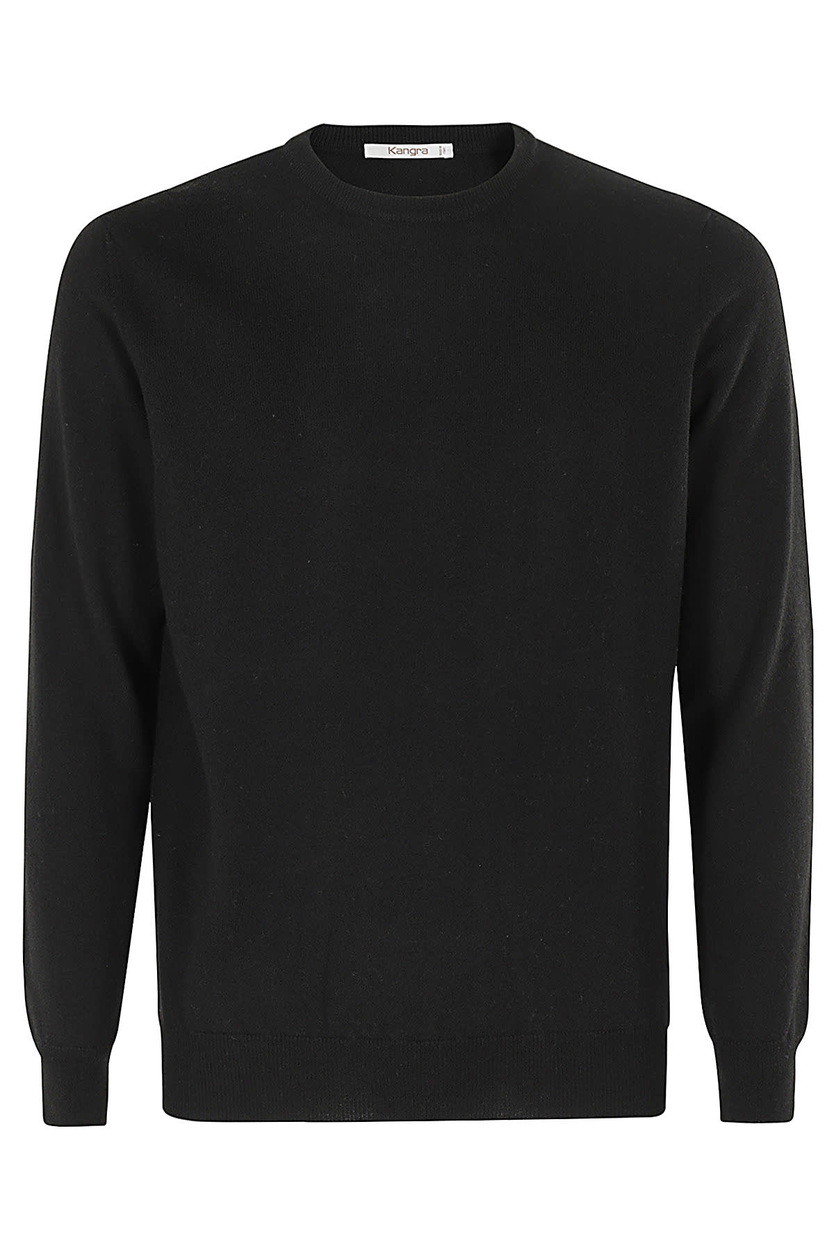 Kangra Cashmere G.collo ml Cot Crepe Fin.19 In Nero