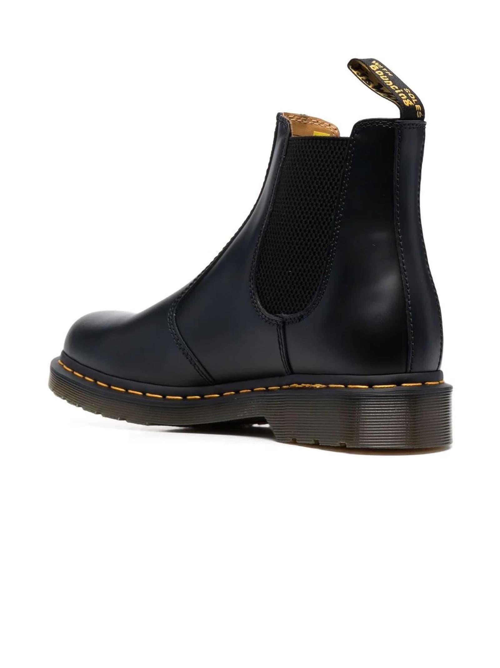Shop Dr. Martens' 2976 Smooth Leather Chelsea Boots In Black Smooth