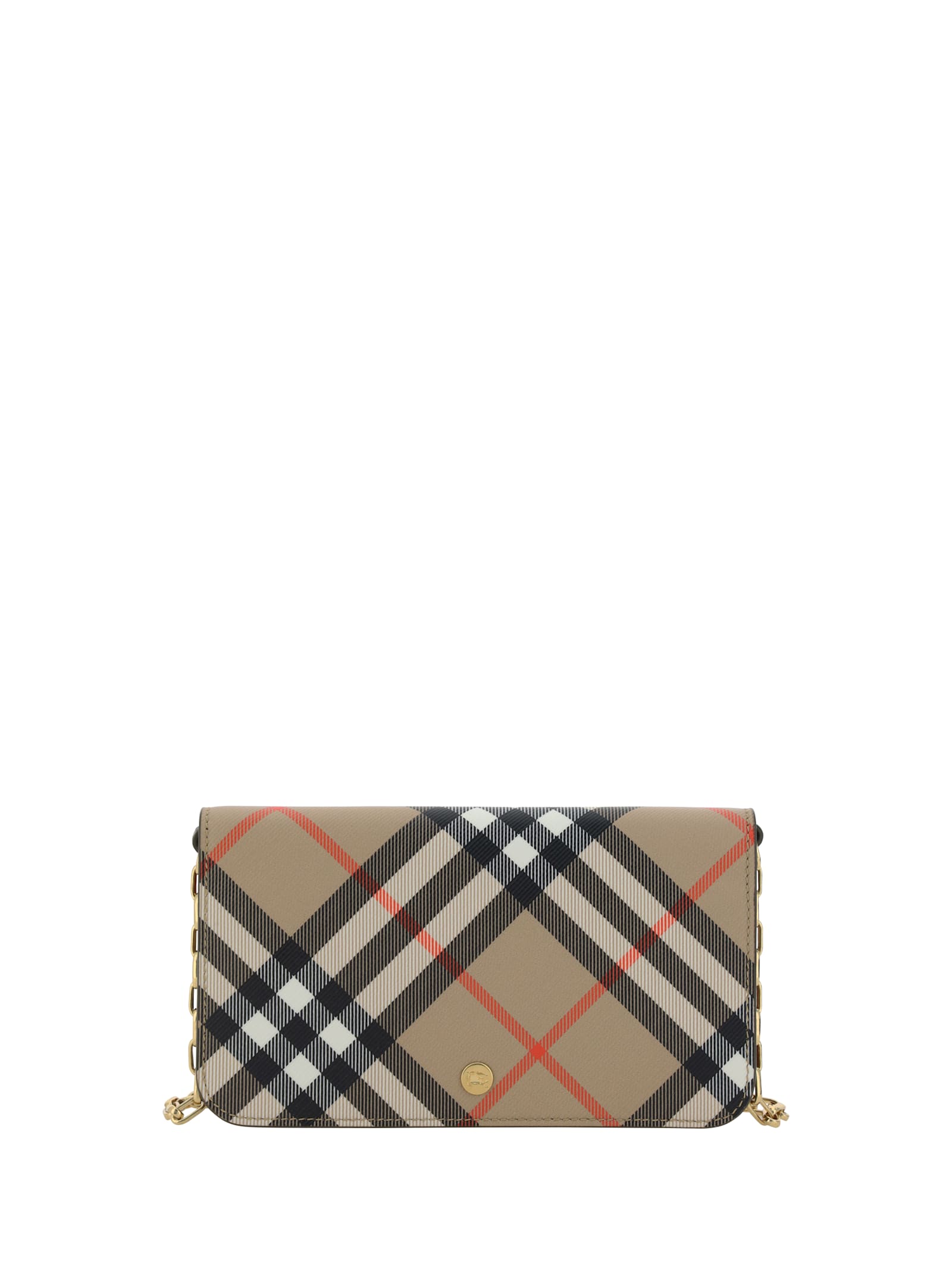 Shop Burberry Wallet In Sand