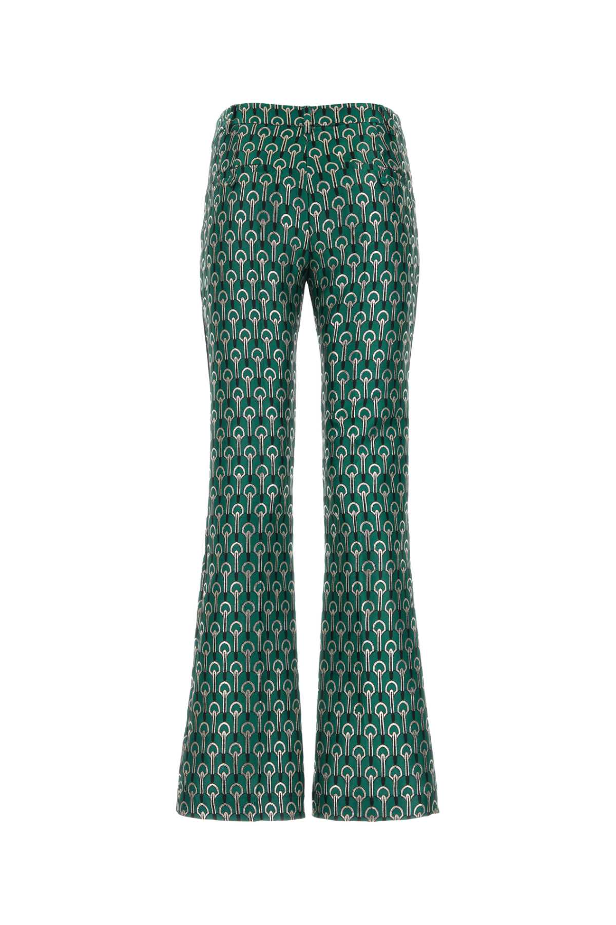 Weekend Max Mara Embroidered Polyester Blend Girino Pant In 001