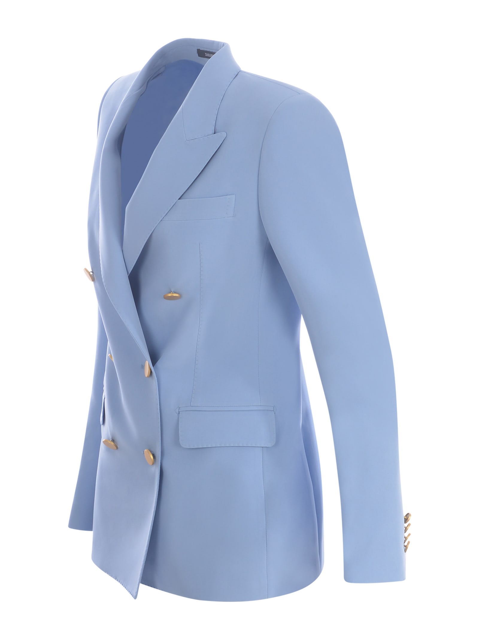 Tagliatore J Parigi Double Breasted Jacket In Blue | ModeSens