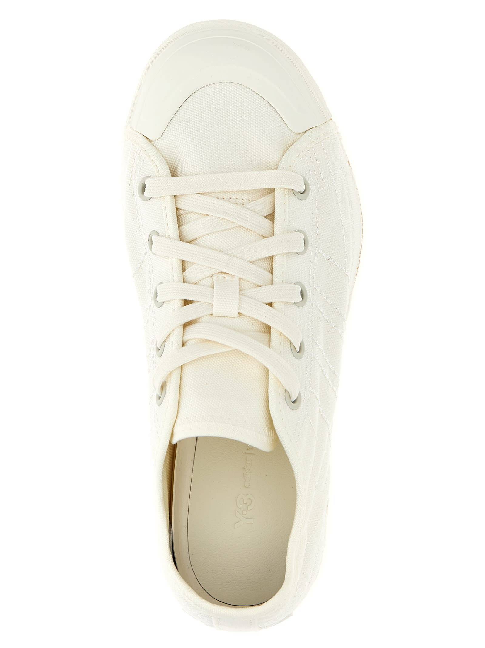 Y-3 Sneakers Low-top Textile Rubber Sole In White