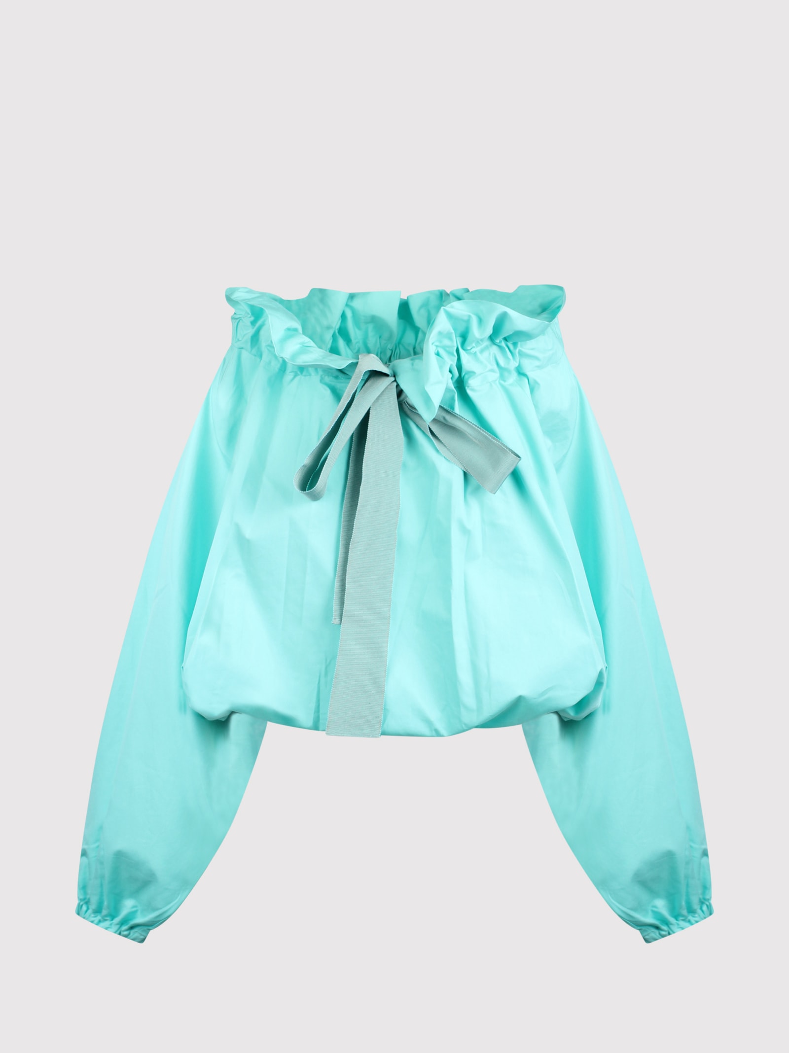 Patou Shirt With Bow In Green