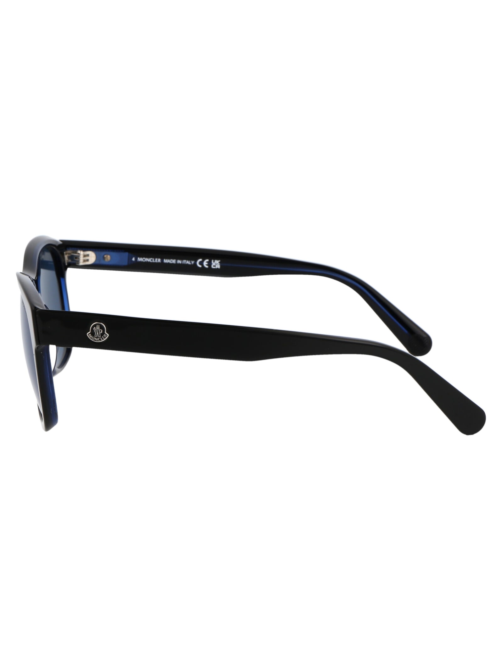 Shop Moncler Ml0192 Sunglasses In 92d Blue