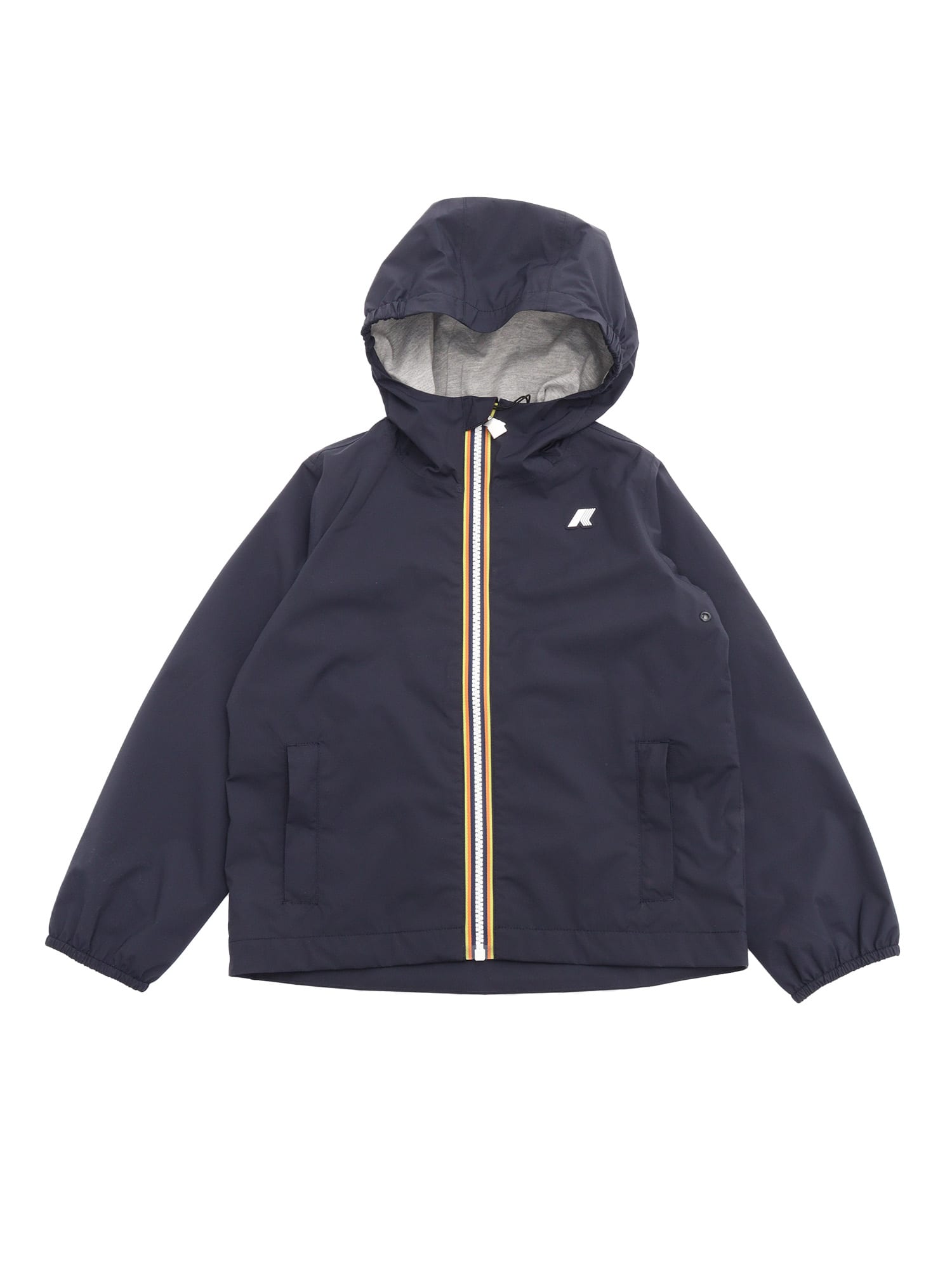 K-way P. Jack Stretch Nylon Jersey Down Jacket In Blue