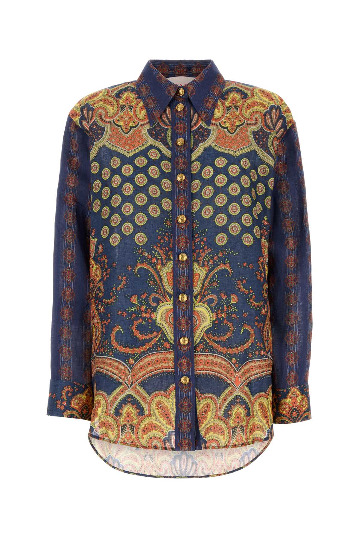 Printed Linen Shirt