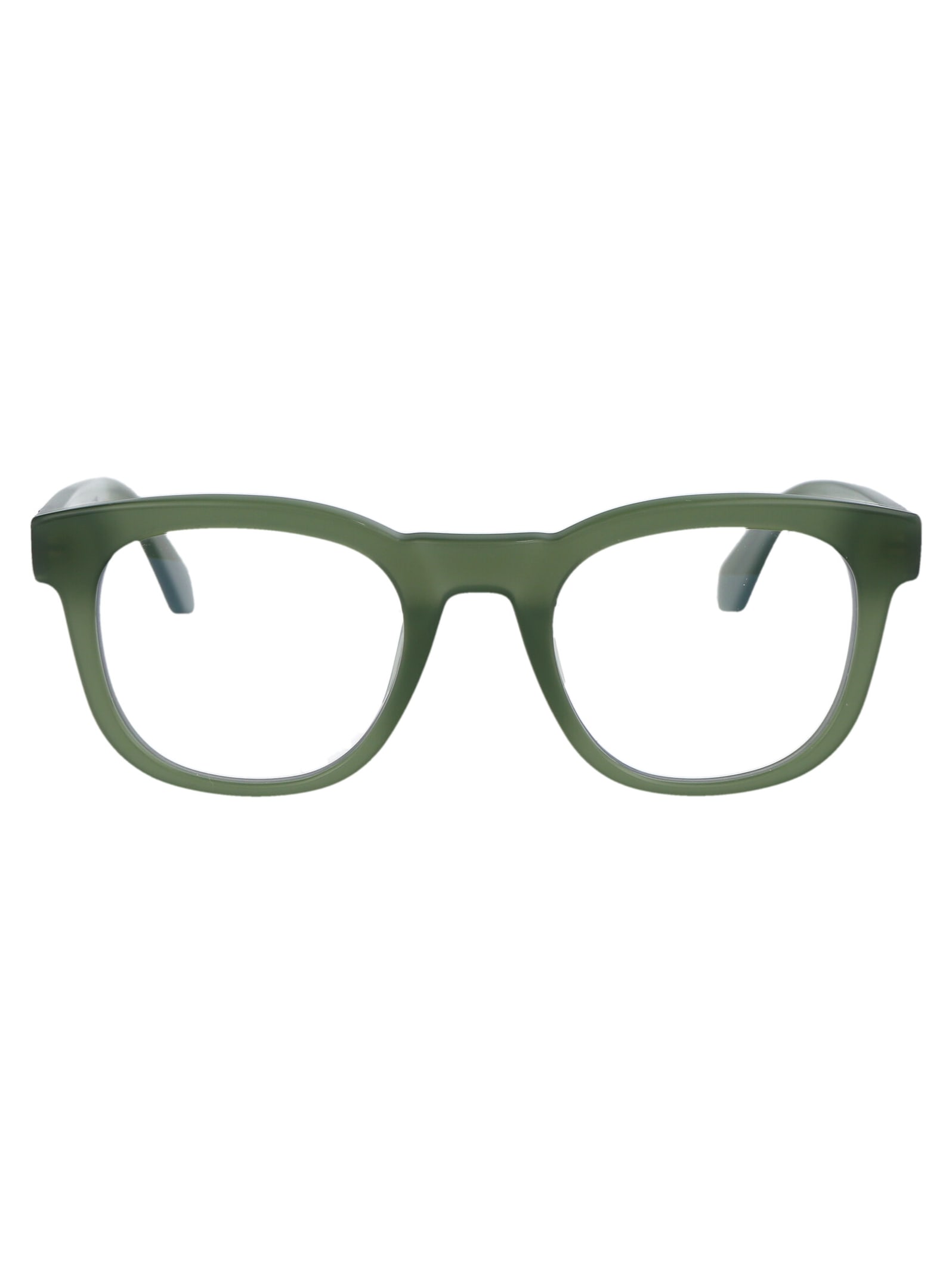 Off-white Optical Style 71 Glasses In 5900 Olive Green