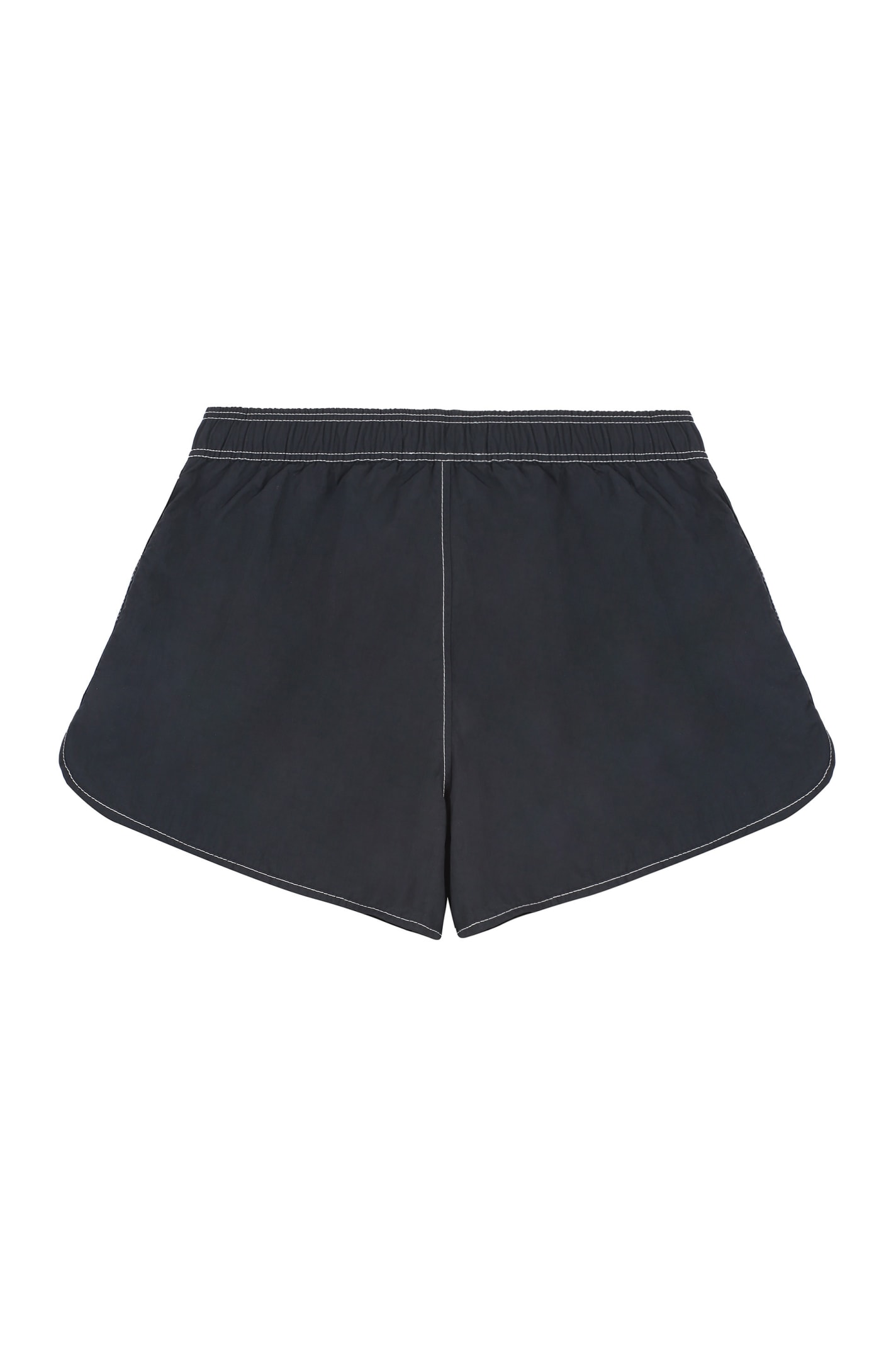 Shop Isabel Marant Nylon Swim Shorts In Black