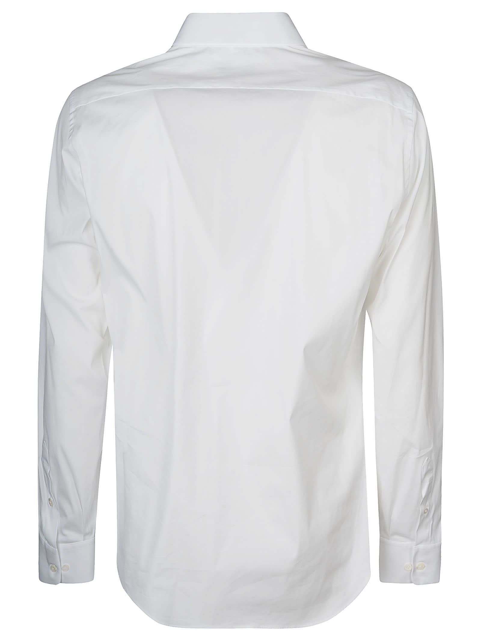 Shop Lanvin Round Hem Plain T-shirt In Bianco