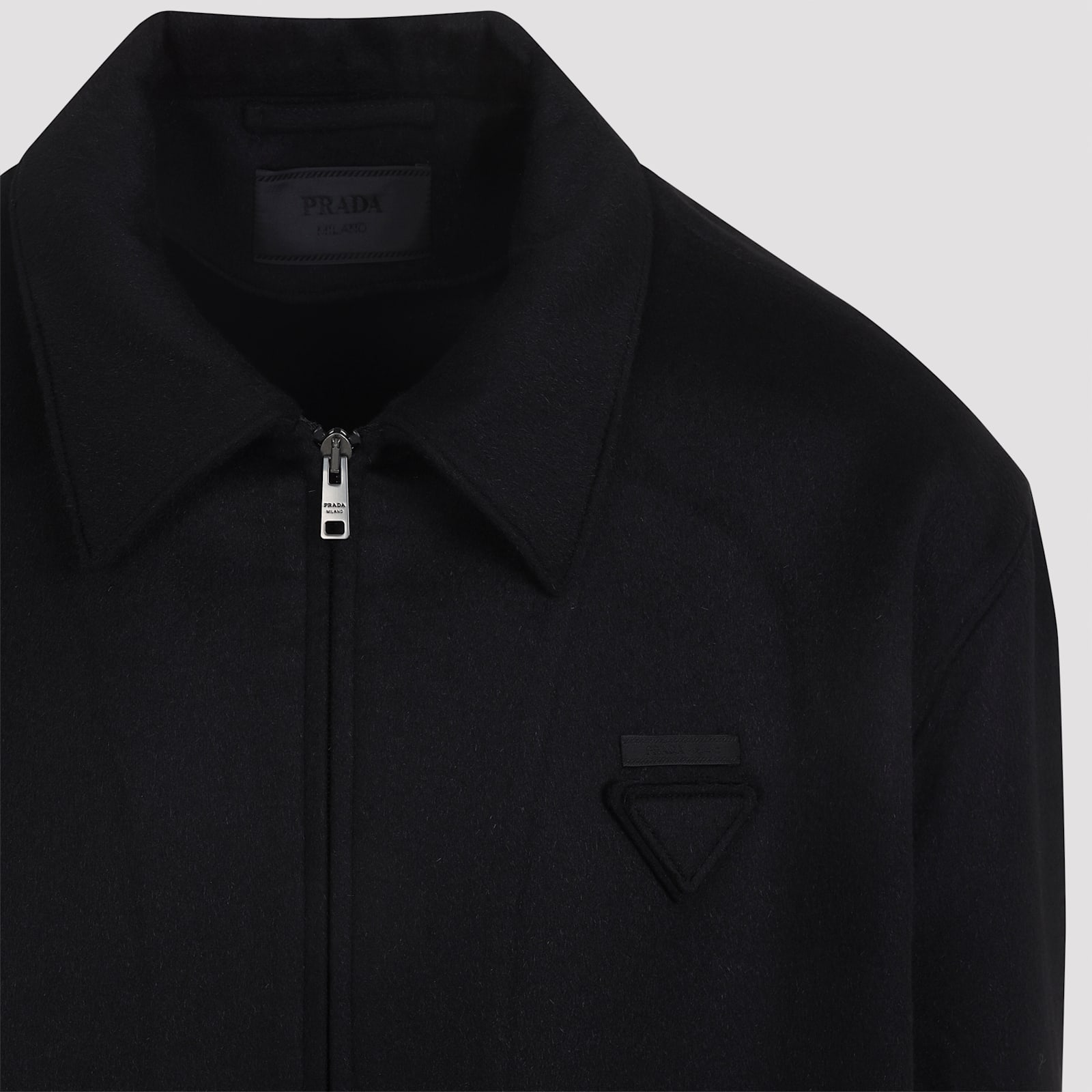 Prada Long Sleeve Jackets For Every Occasion In Blue