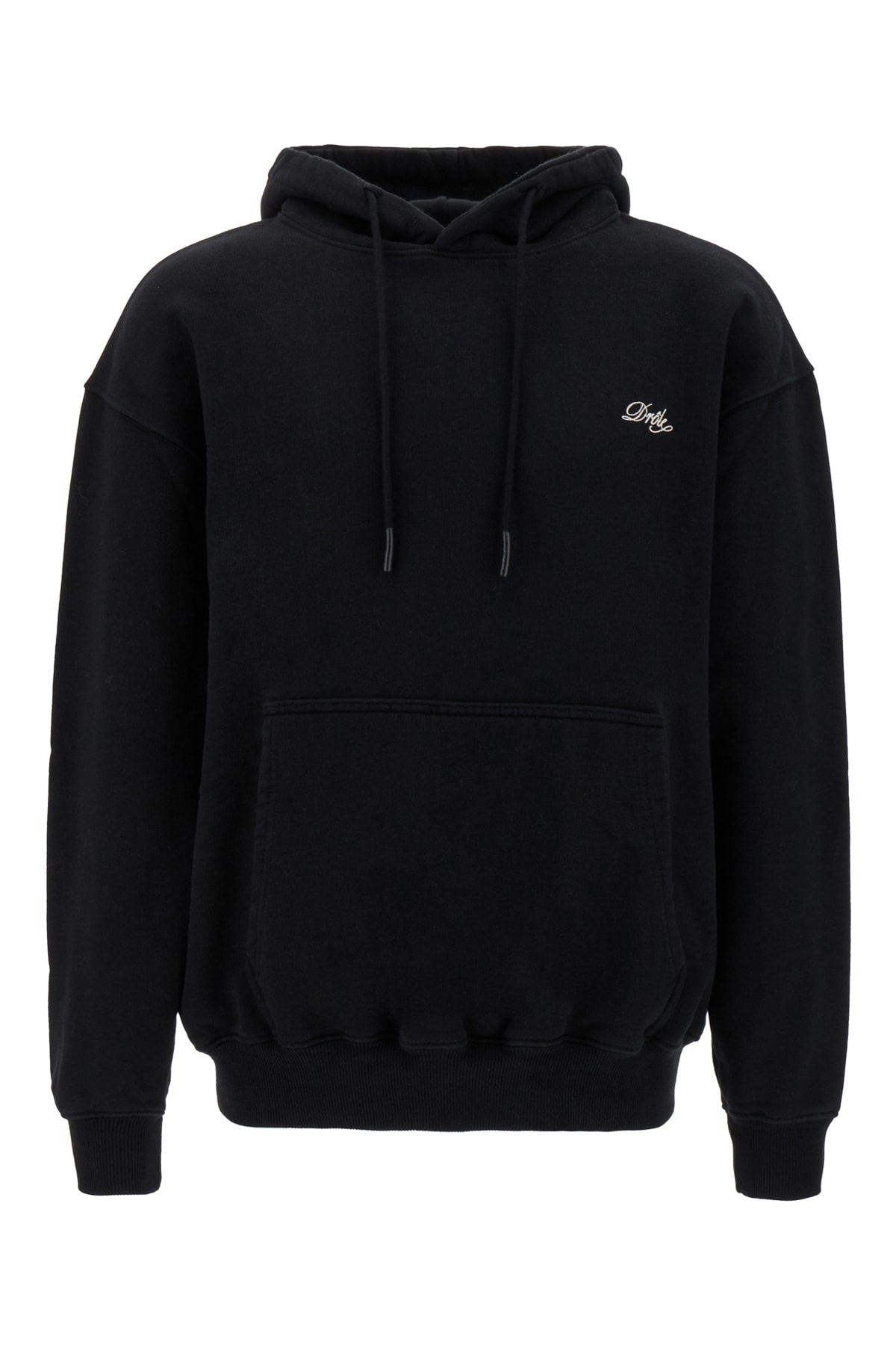 Shop Drôle De Monsieur Black Cotton Sweatshirt