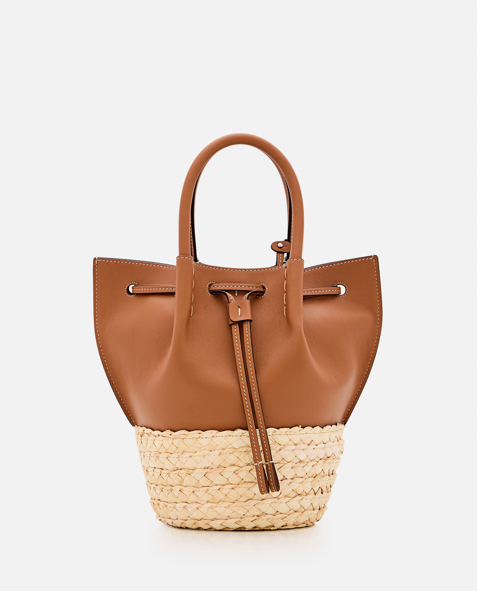 Tod's Logo Embossed Panelled Bucket Bag