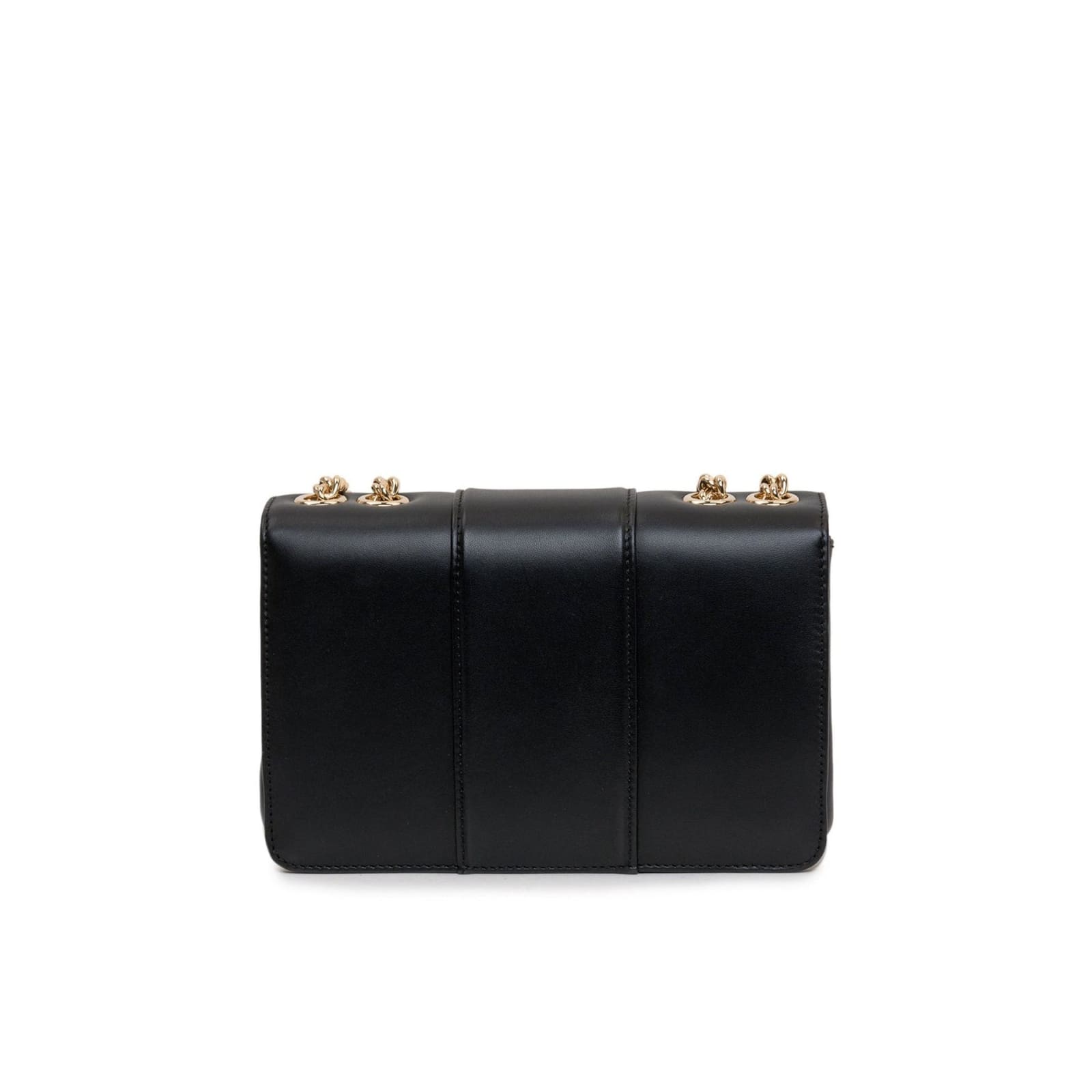 Shop Dolce & Gabbana Leather Shoulder Bag In Black