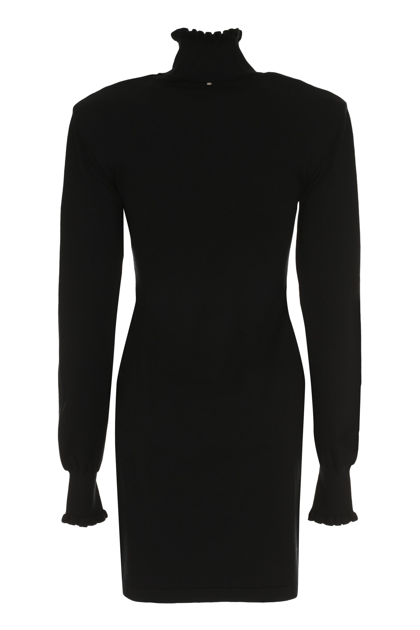 Shop Sportmax Leandro Knitted Dress In Black