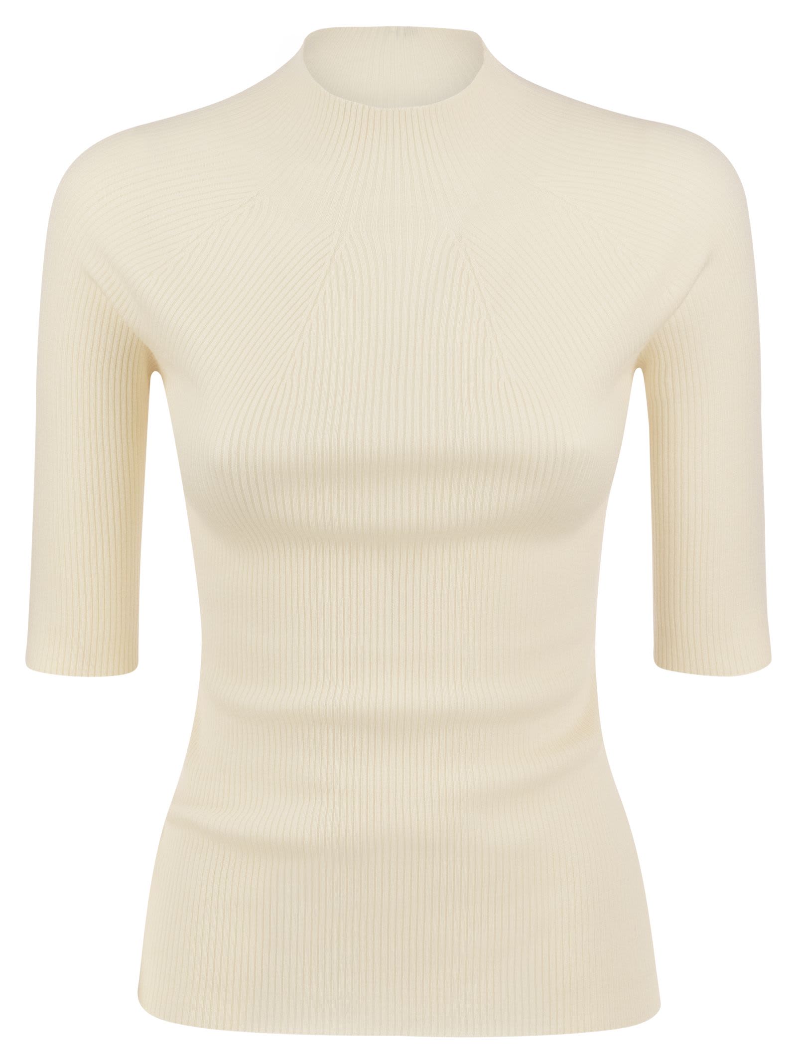 Tricot Jersey With Half Sleeves