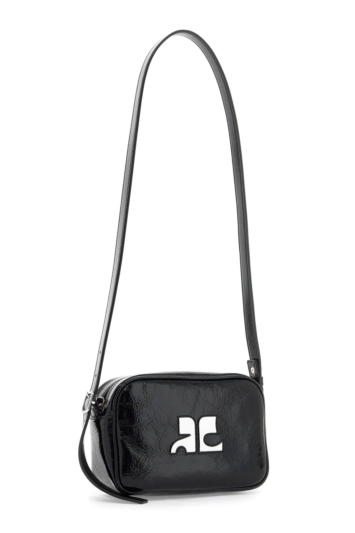 Shop Courrèges Reedition Camera Bag For In Nero