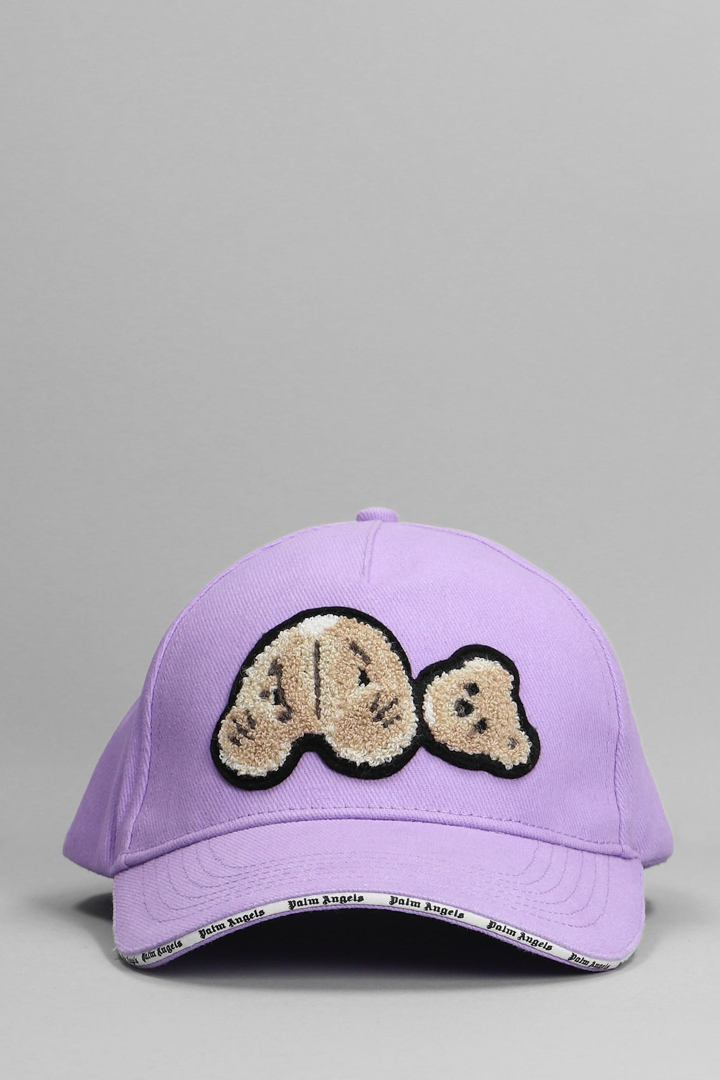 Palm Angels Hats In Viola Cotton