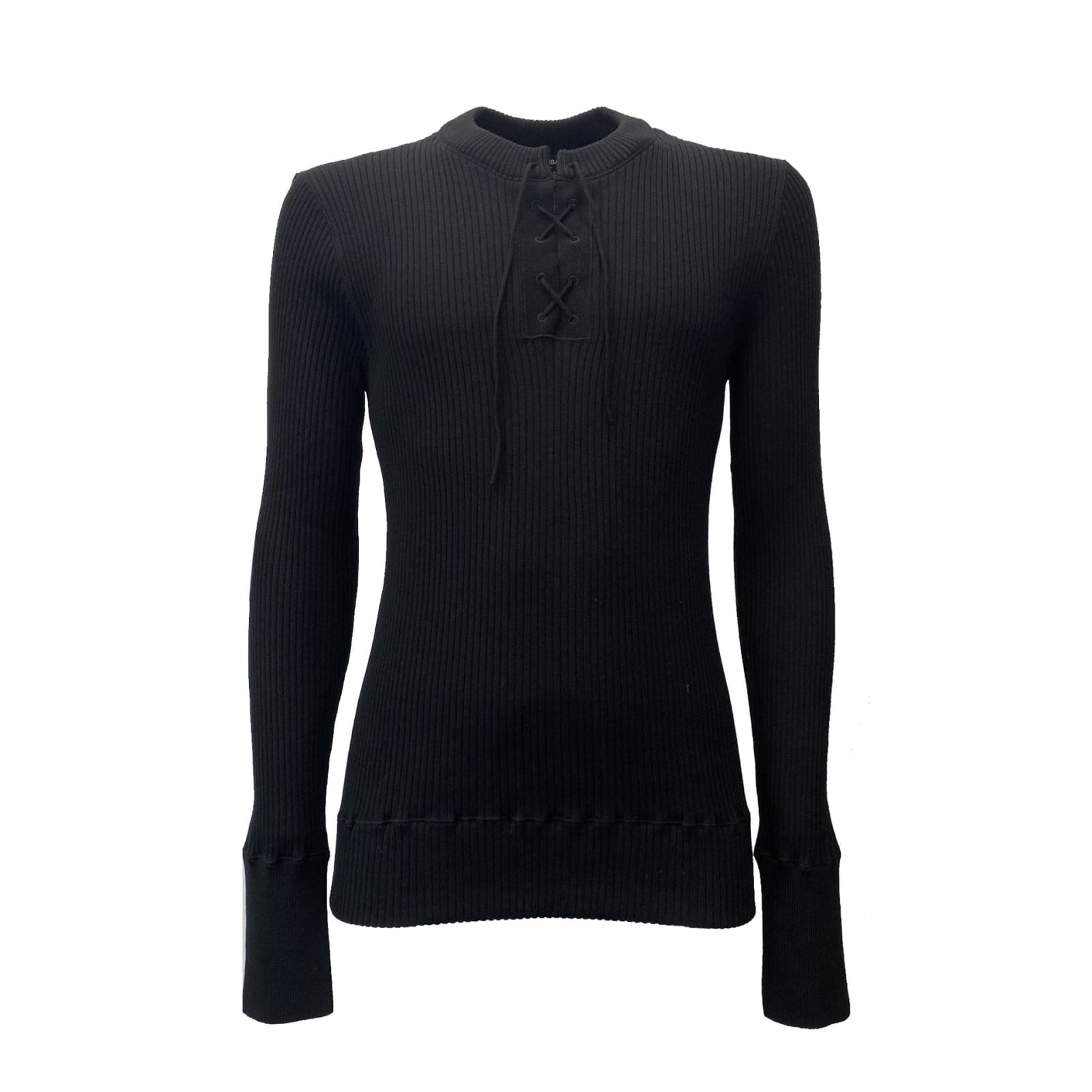 Shop Dolce & Gabbana Ribbed Wool Knit In Black