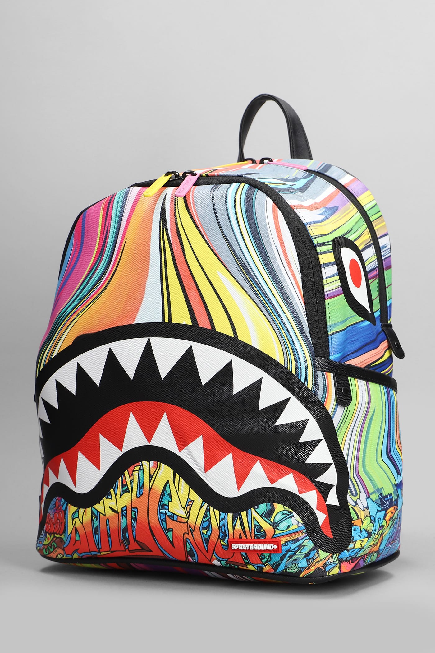 Shop Sprayground Backpack In Multicolor Pvc