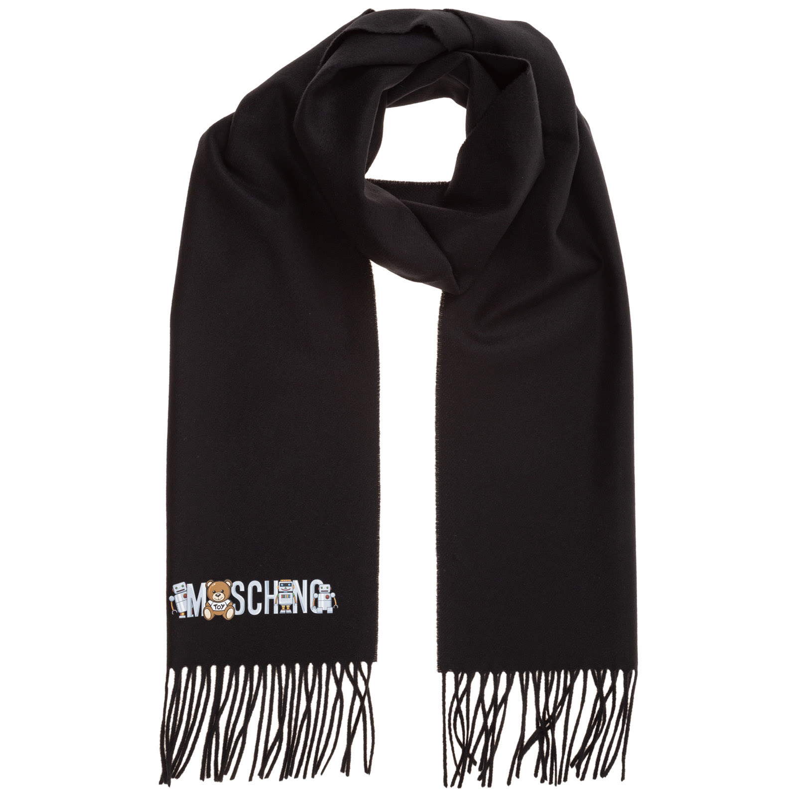 Moschino Double Question Mark Shawl