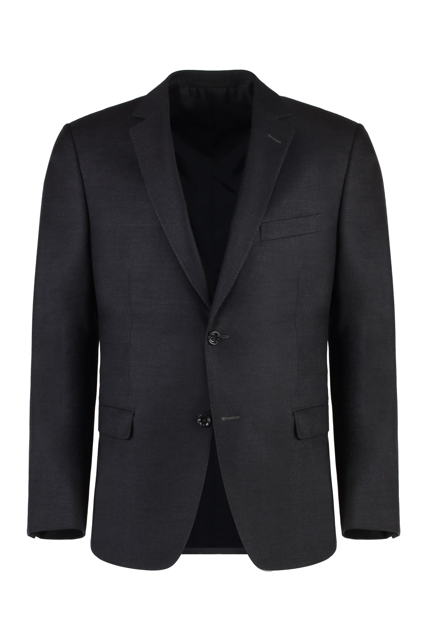 Shop Z Zegna Wool Two-pieces Suit In Grey