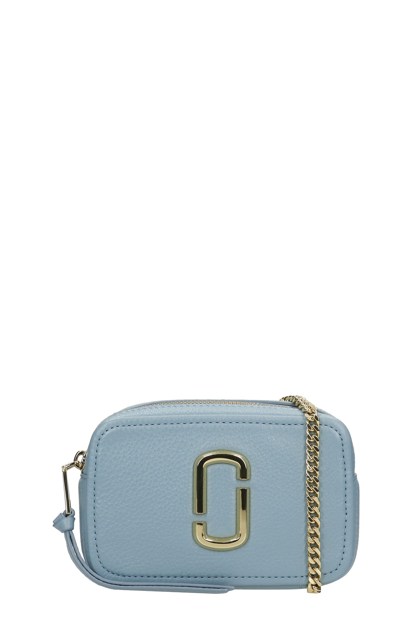 Marc Jacobs The Glam Shot17 Shoulder Bag In Cyan Leather