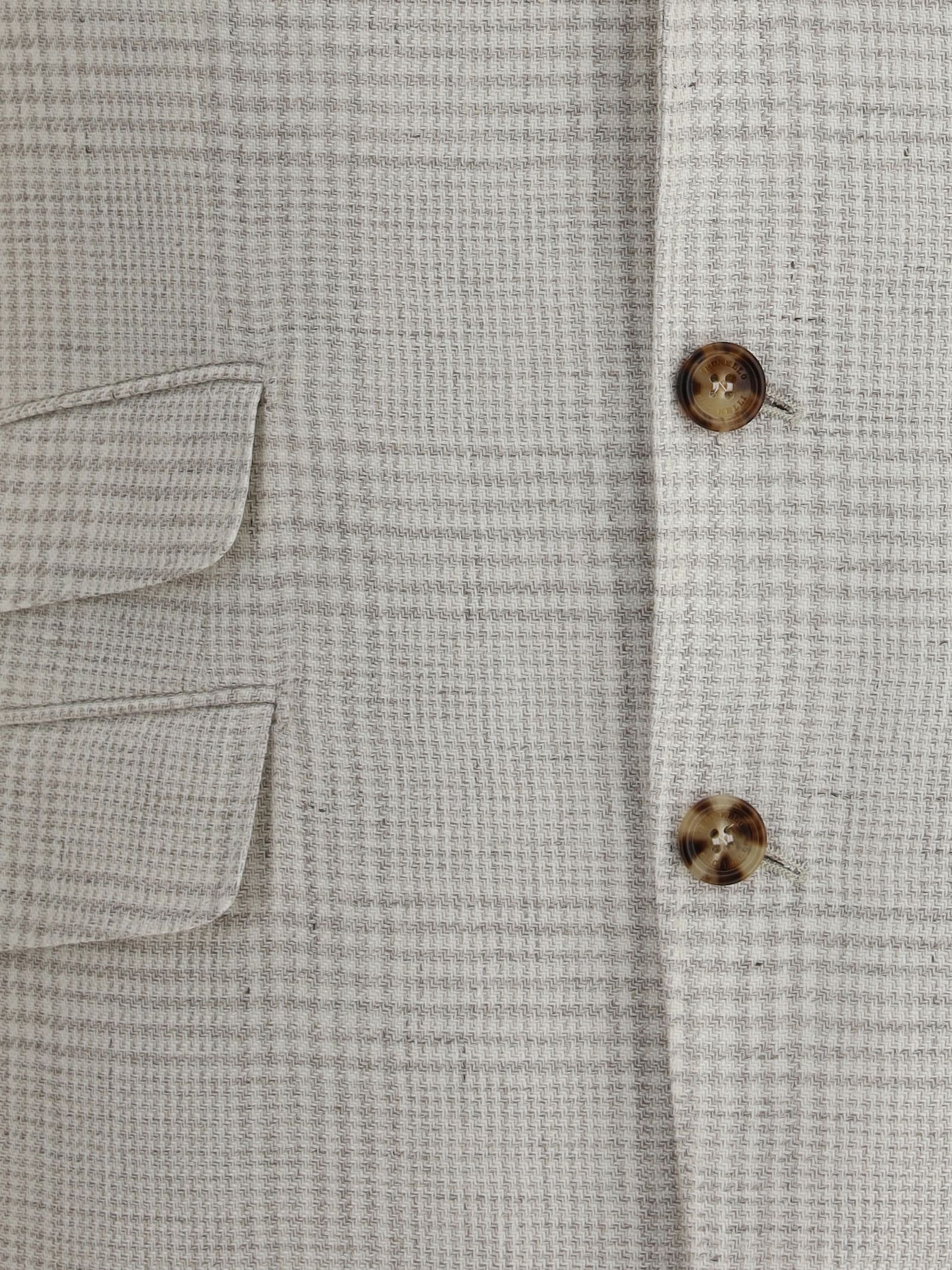 BRUNELLO CUCINELLI SINGLE-BREASTED CHECK BLAZER