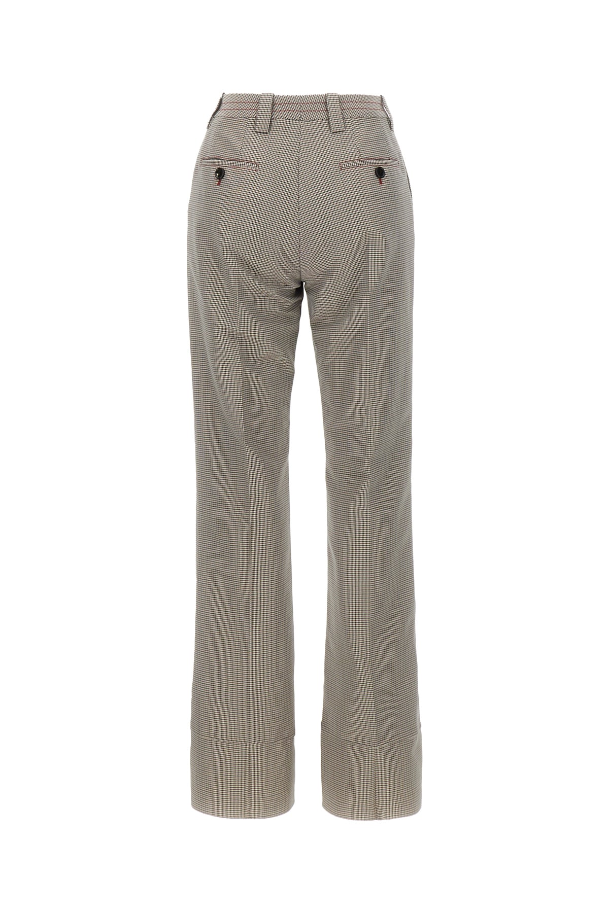 Shop Marni Embroidered Wool Blend Pant In Pdr82