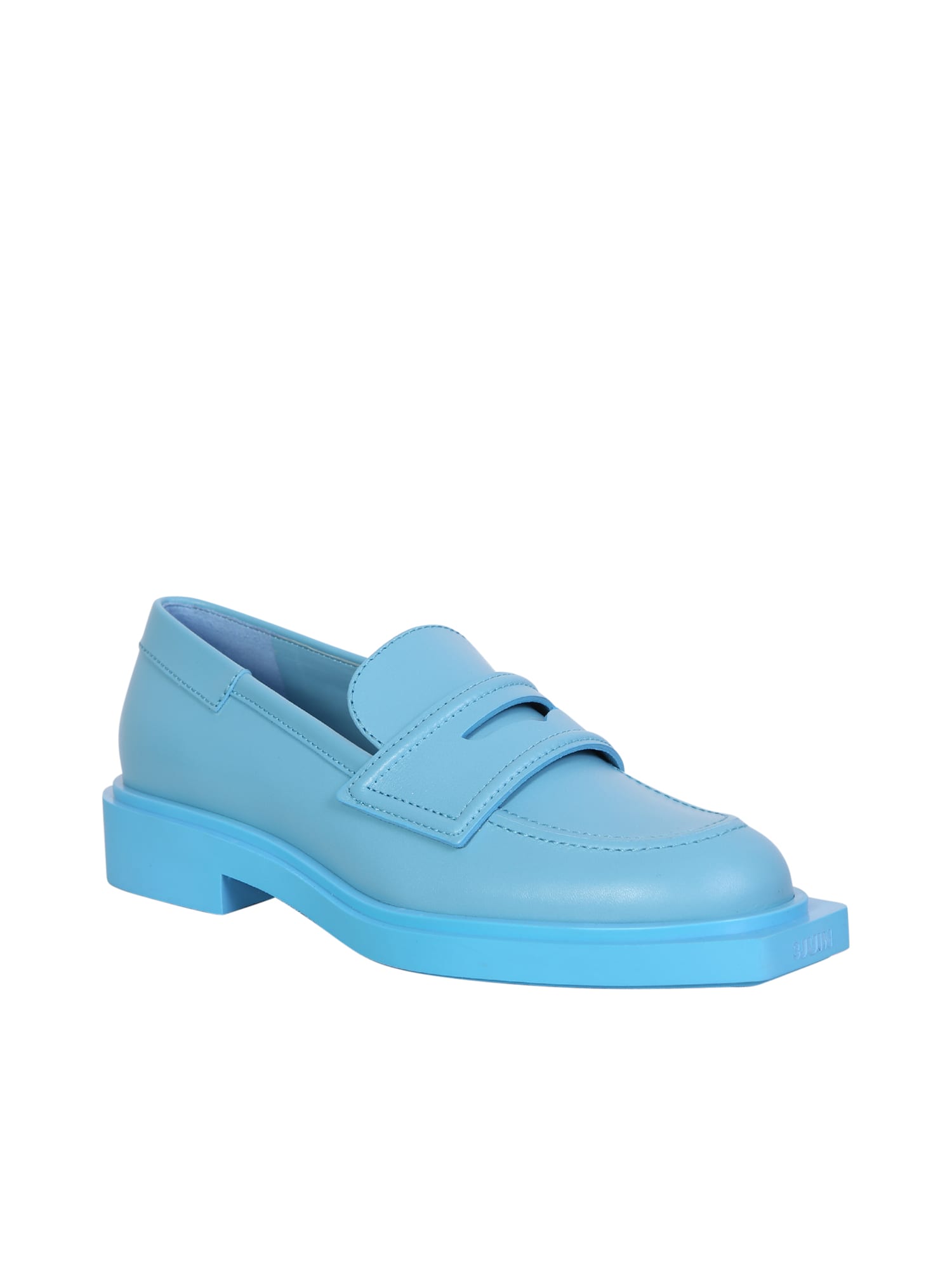 Shop 3juin Purple/turquoise Loafers In Blue