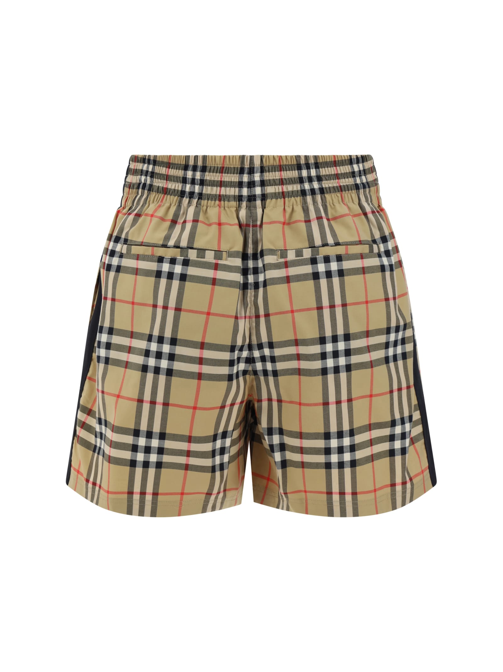 Shop Burberry Audrey Shorts In Archive Beige Ip Chk