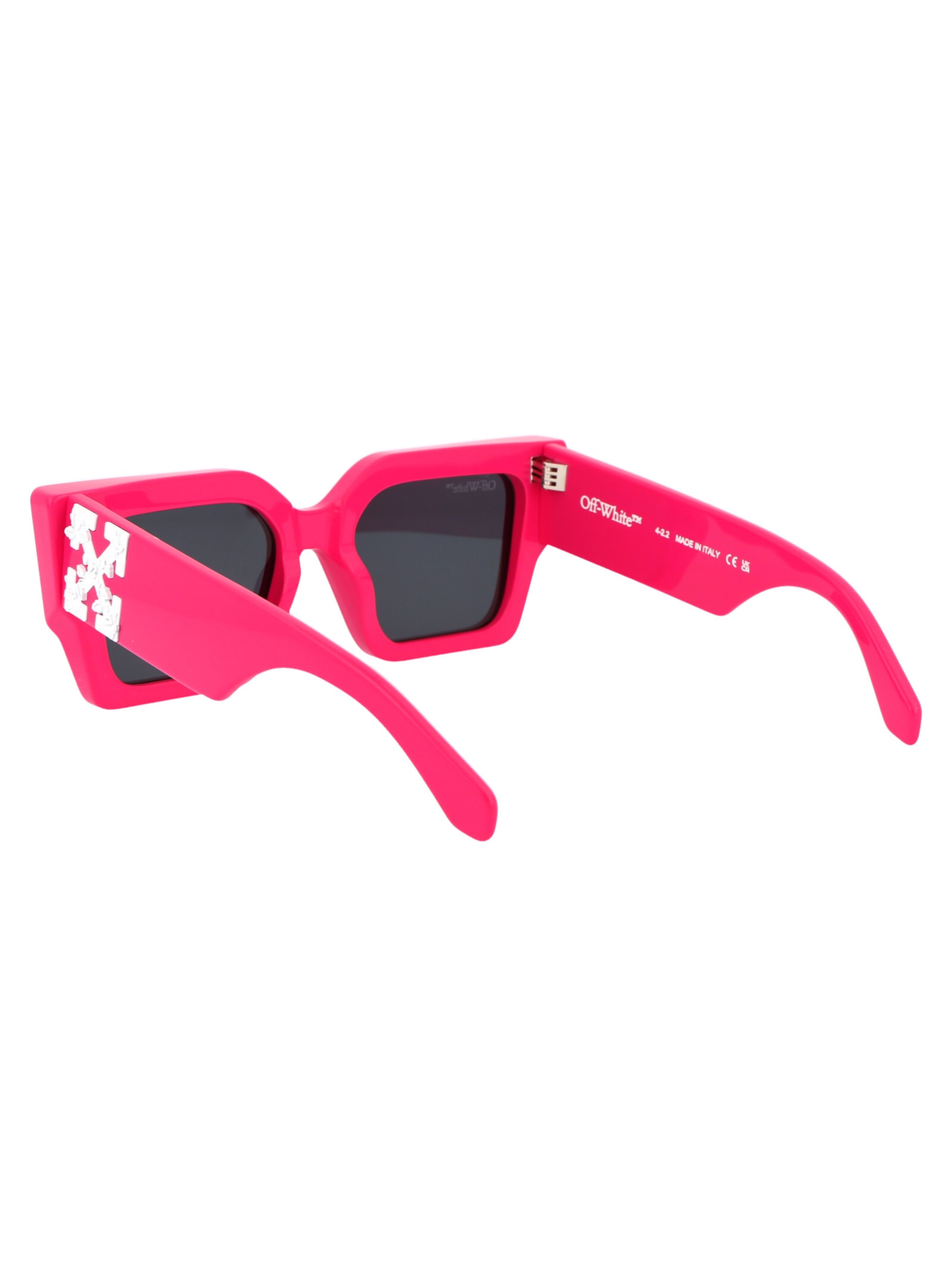Shop Off-white Catalina Sunglasses In 6807 Fuchsia