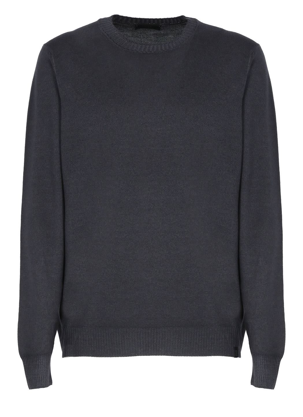Shop Fay Wool Sweater Top In Nero