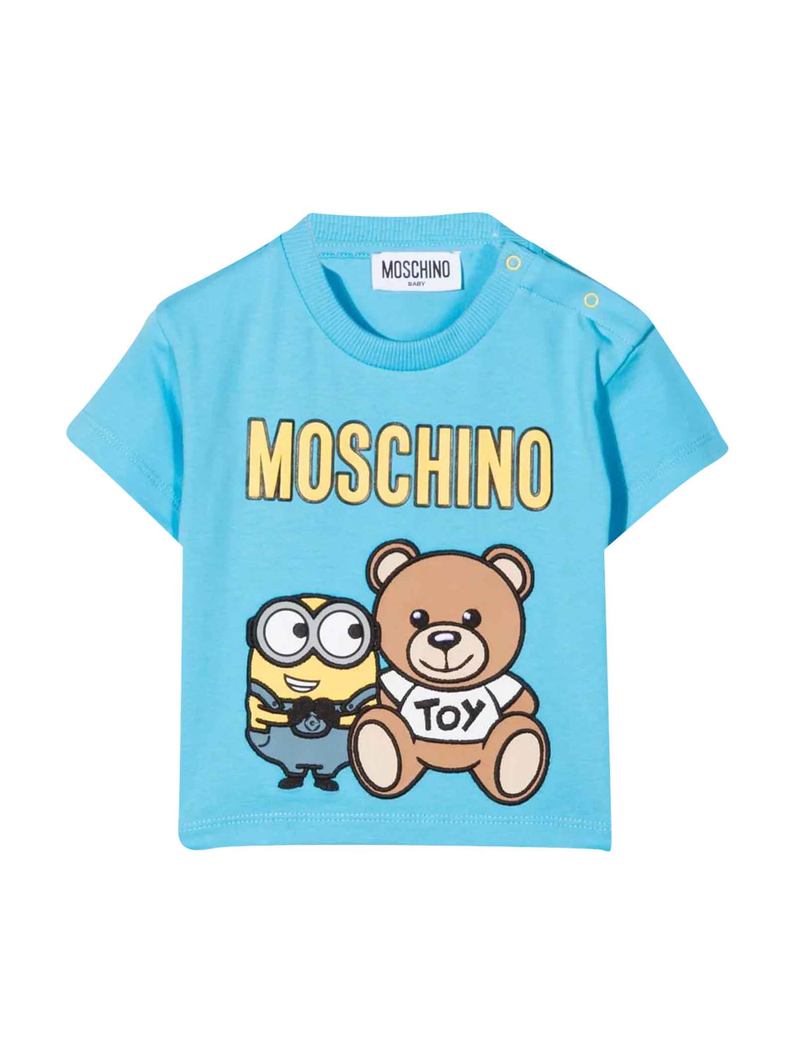 Moschino Unisex Light Blue T-shirt