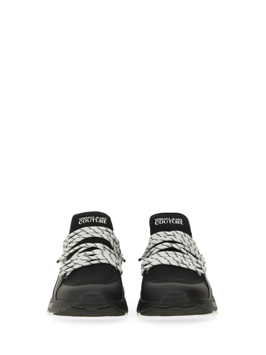 Shop Versace Jeans Couture Hyber Sneaker In Black