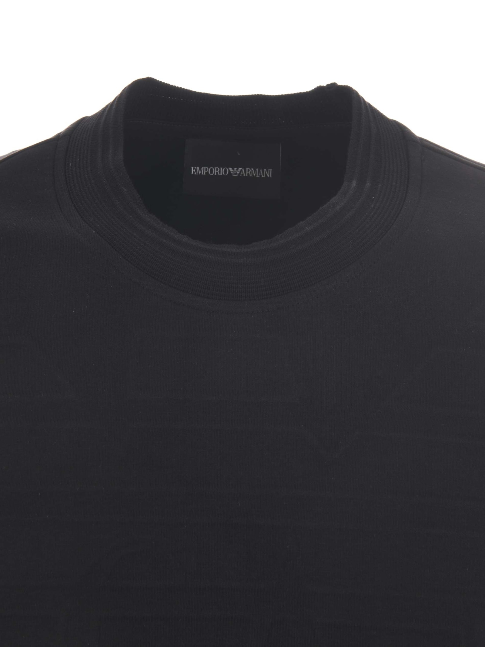 Shop Emporio Armani Sweatshirt In Black