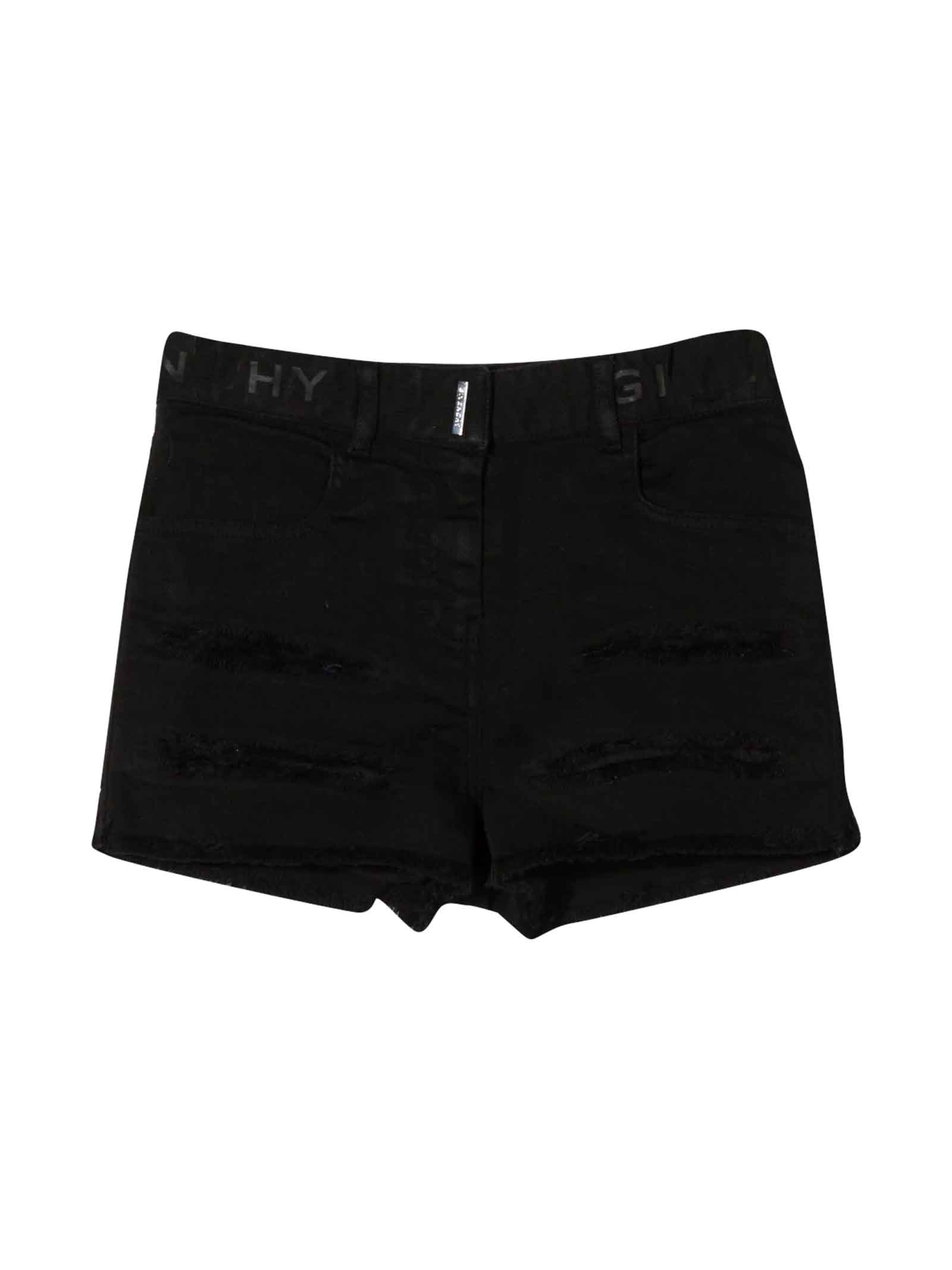 Givenchy Girl Black Shorts