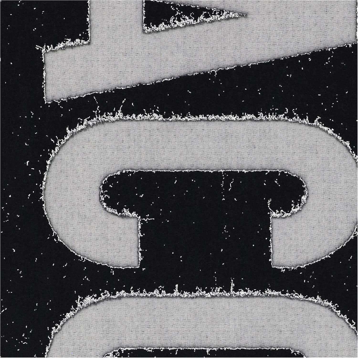 Jacquemus Wool Scarf With Maxi Logo In Black