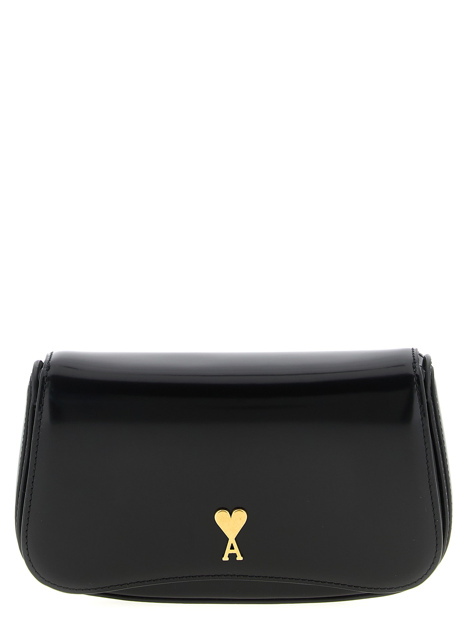 Ami Alexandre Mattiussi Paris Paris Small Crossbody Bag In Black