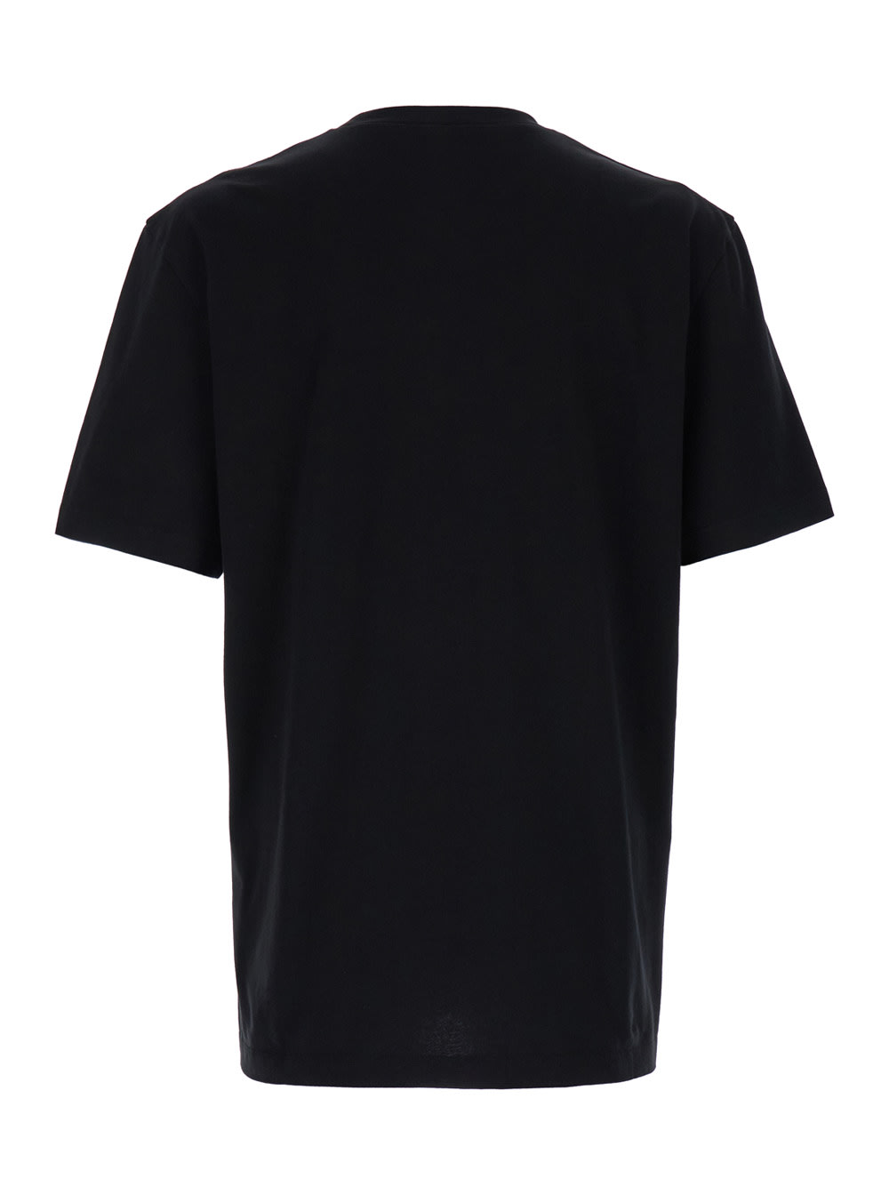 Shop Dsquared2 Black T-shirt With Bear Print In Cotton Man