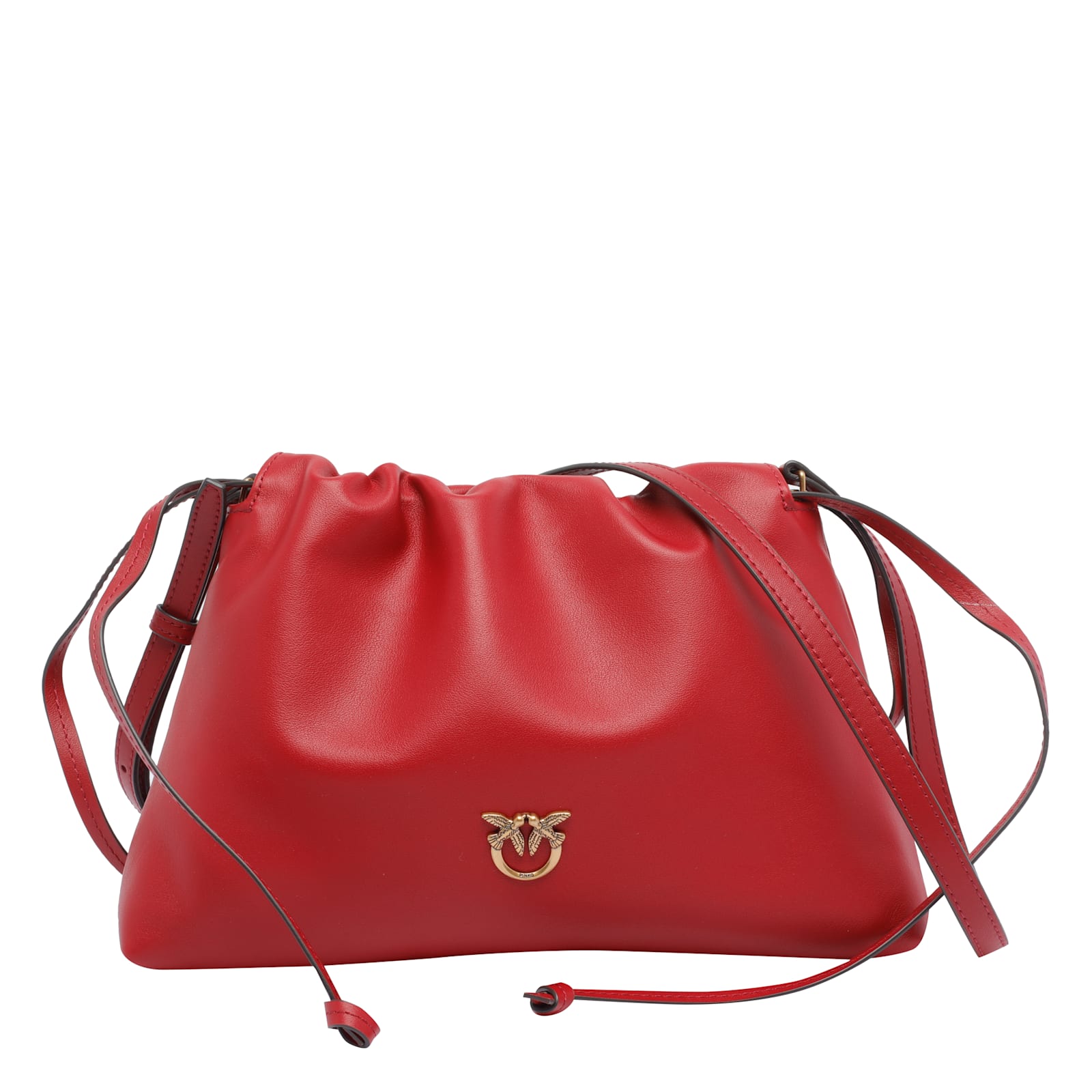 Pinko Mini Clutch Bag In Red