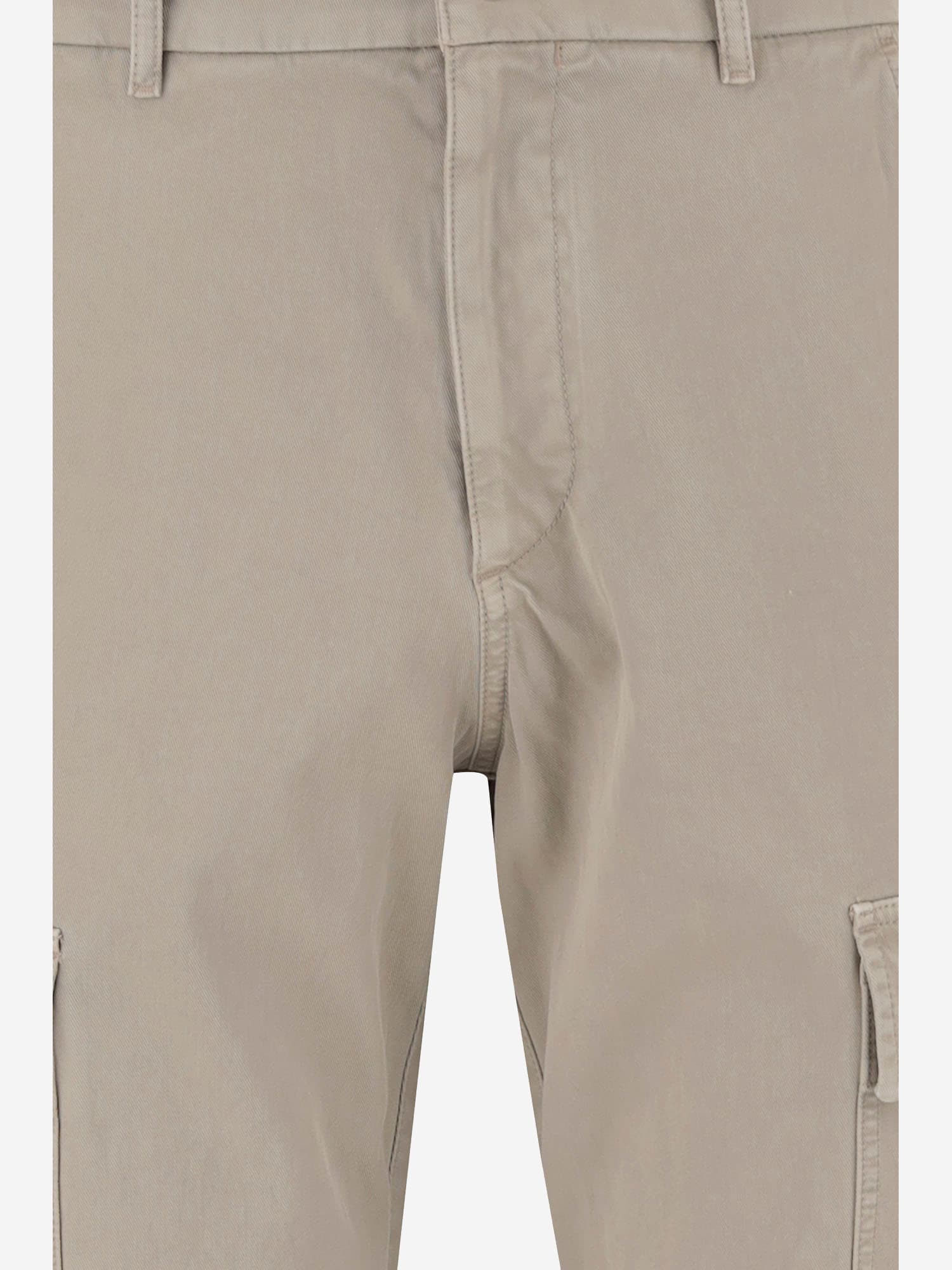Burberry Men Cappuccino Cotton Cargo Pant In Brown